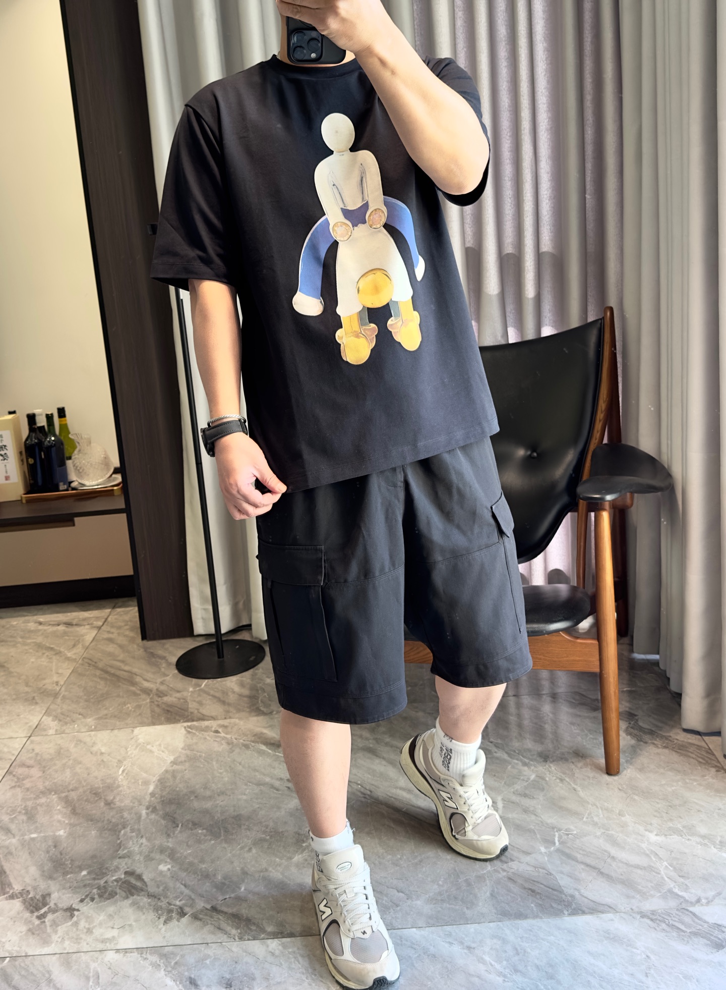 NO:116857,The upper body effect is as follows: 172-148 It is suitable to wear L-size. Please refer to the size chart for ordering, alexander wang19860909上身效果如下 172-148穿L码合适 下单可参考尺码表,,alexander wang,Men's clothing