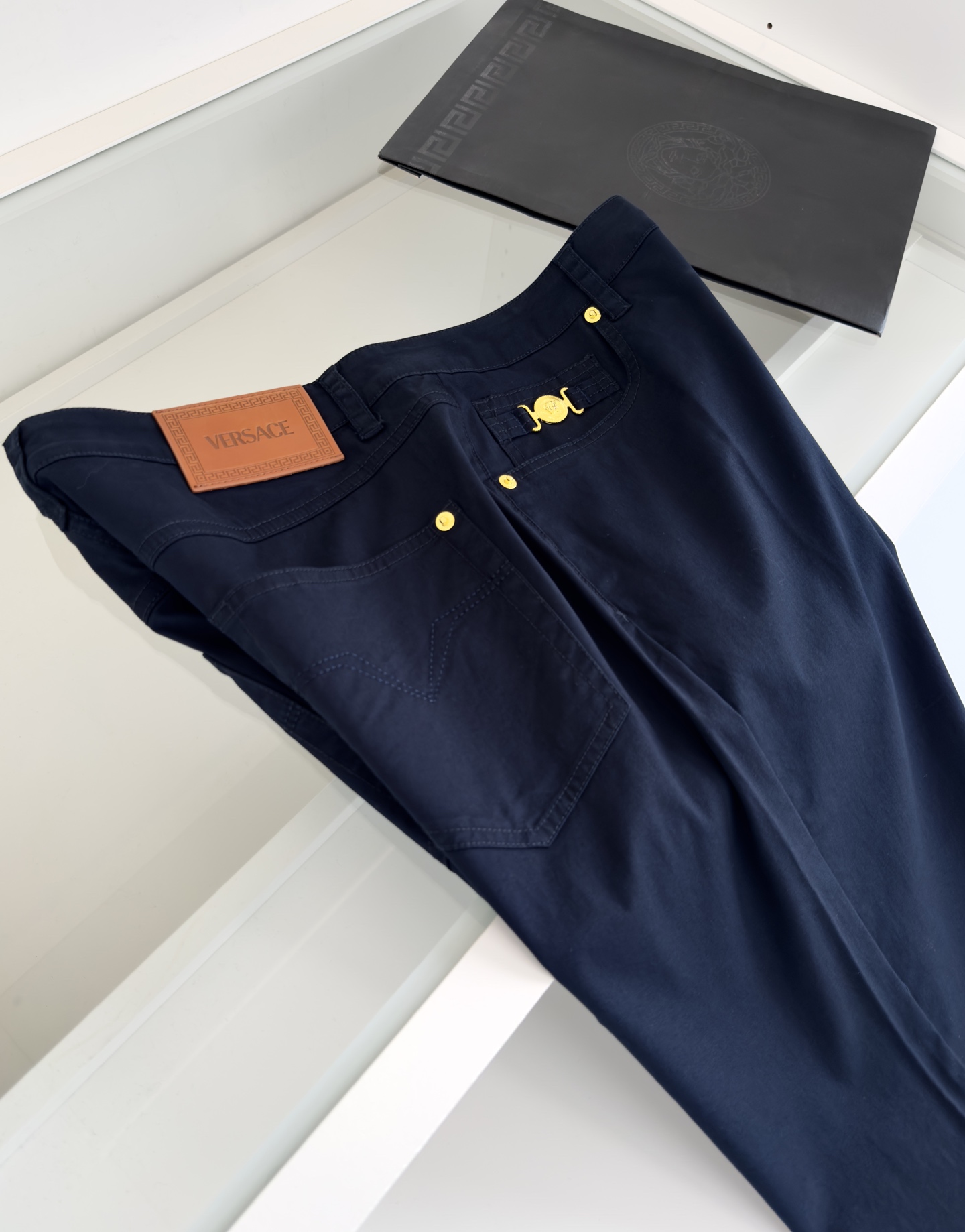 范*哲Ver**ce 2026春夏 商务休闲直通经典五袋款休闲裤 衣橱必备经典五袋款 ，好搭配，通勤休闲