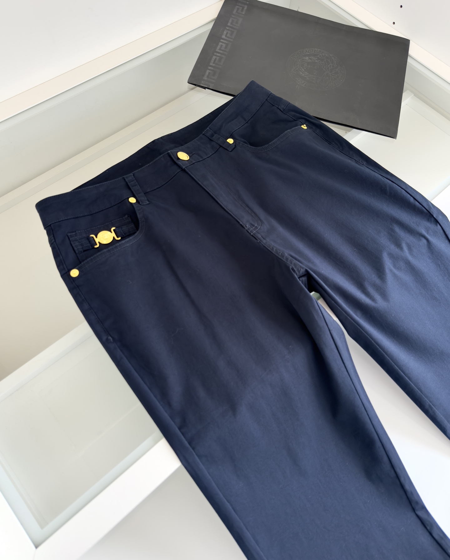 范*哲Ver**ce 2026春夏 商务休闲直通经典五袋款休闲裤 衣橱必备经典五袋款 ，好搭配，通勤休闲