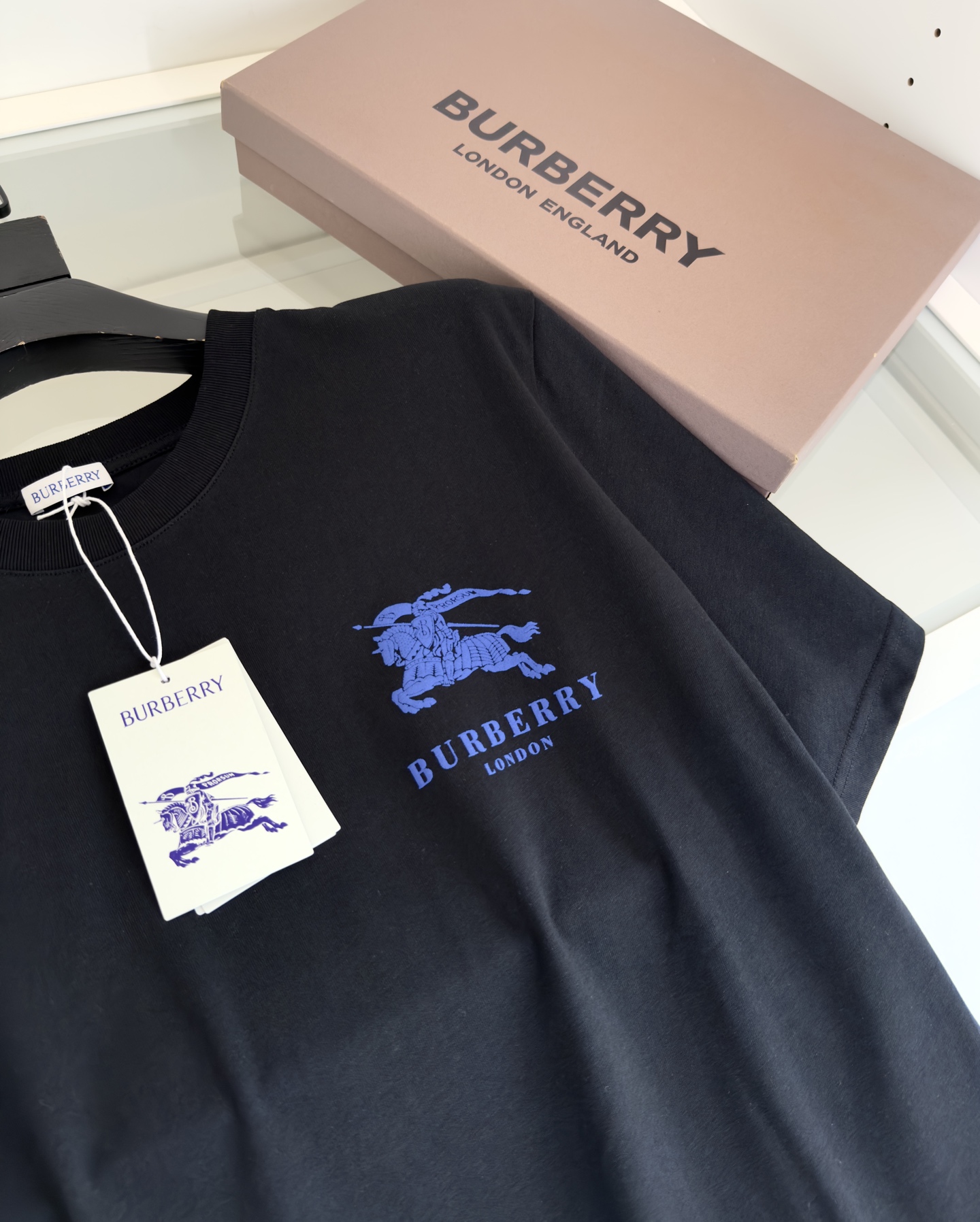 Burberry 2025 Classic War Horse Logo Short Sleeve T-Shirt 5 i1740931442383 4847 0 3