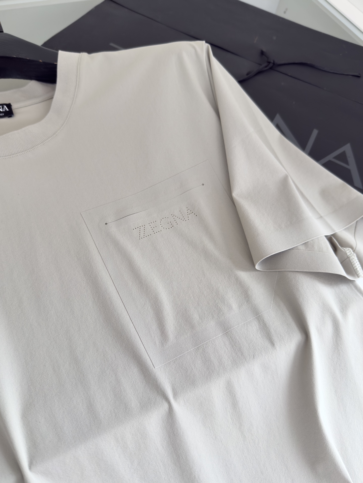 Zegna Summer Men's Short Sleeve T-Shirt Business Casual Round Neck Top 6 i1741534671685 5674 0 4