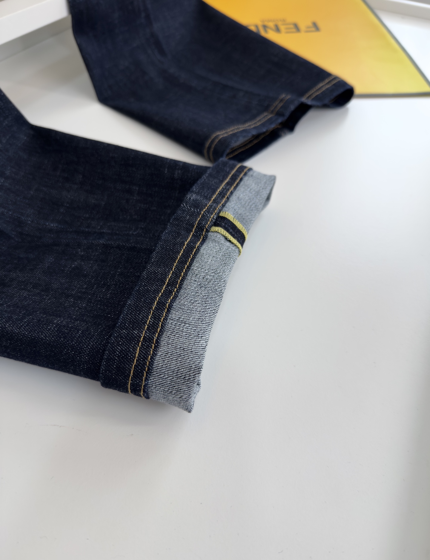 Fendi Men's Straight-Leg Raw Denim Jeans - Classic & Comfortable 6 i1741535680885 1757 0 4
