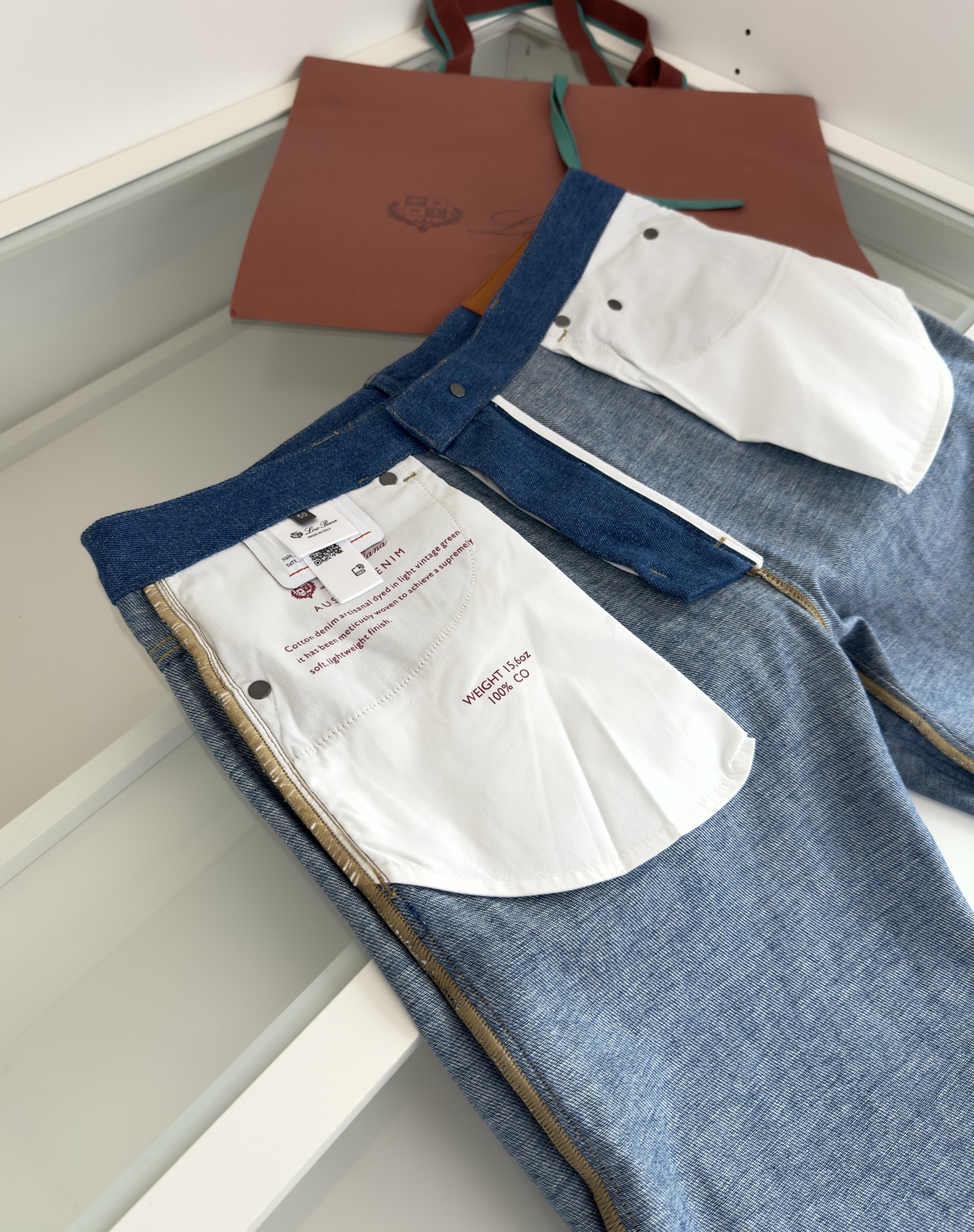 Luxurious Low-Rise Jeans: Summer Style with Simple Design and Soft Fabric - 图片 8