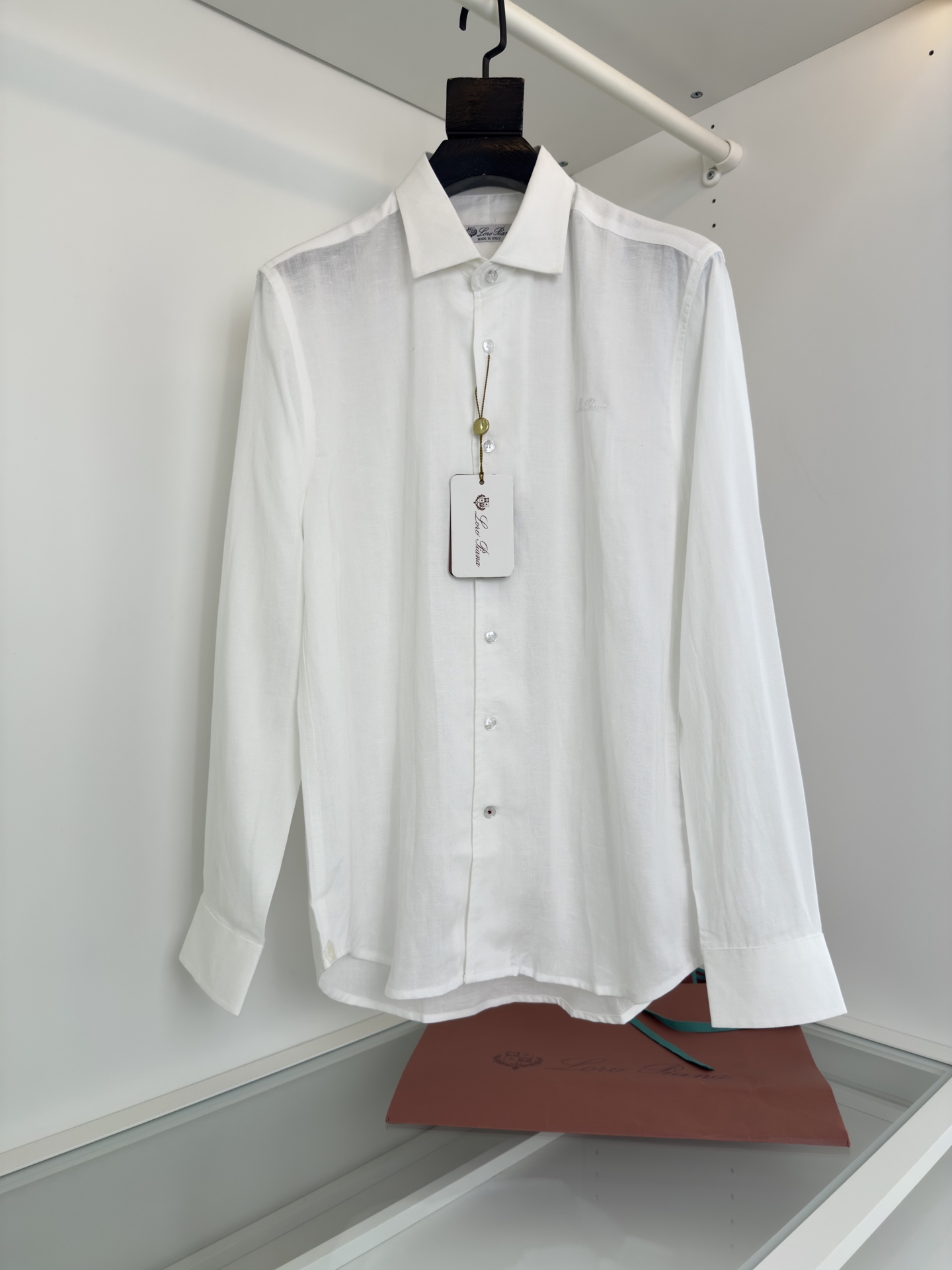 Loro Piana U 2025 Linen Casual Shirt - Breathable, Comfortable, Stylish