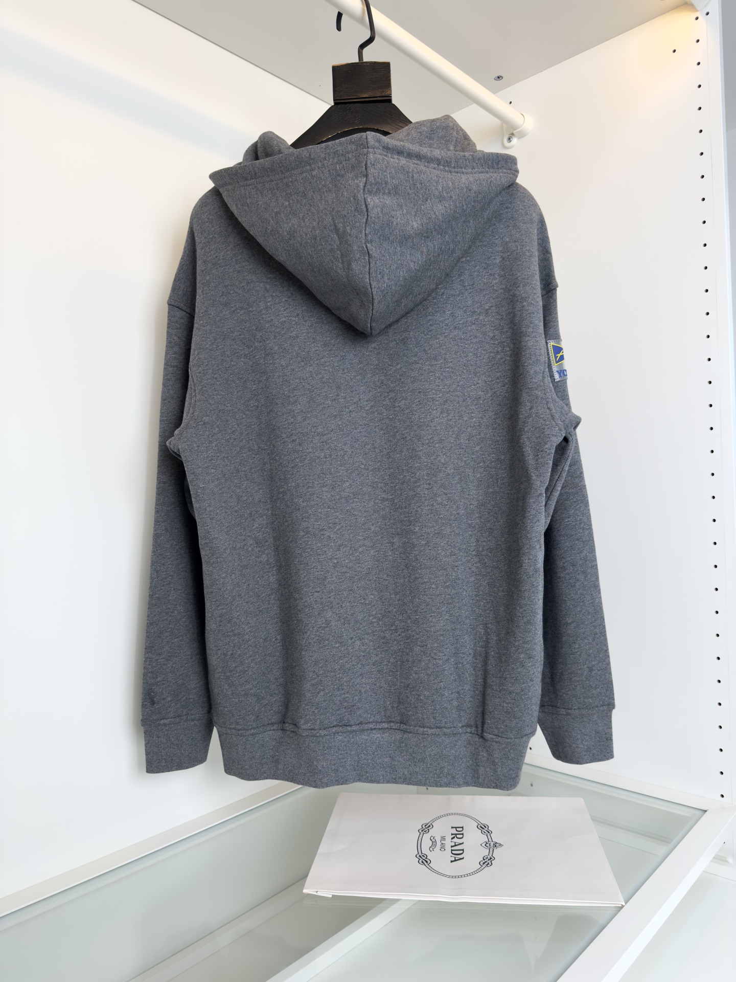 Prada 2025 Early Autumn Classic Relaxed Fit Pullover Hoodie Sweatshirt 3 i1754654233758 8024 0 1