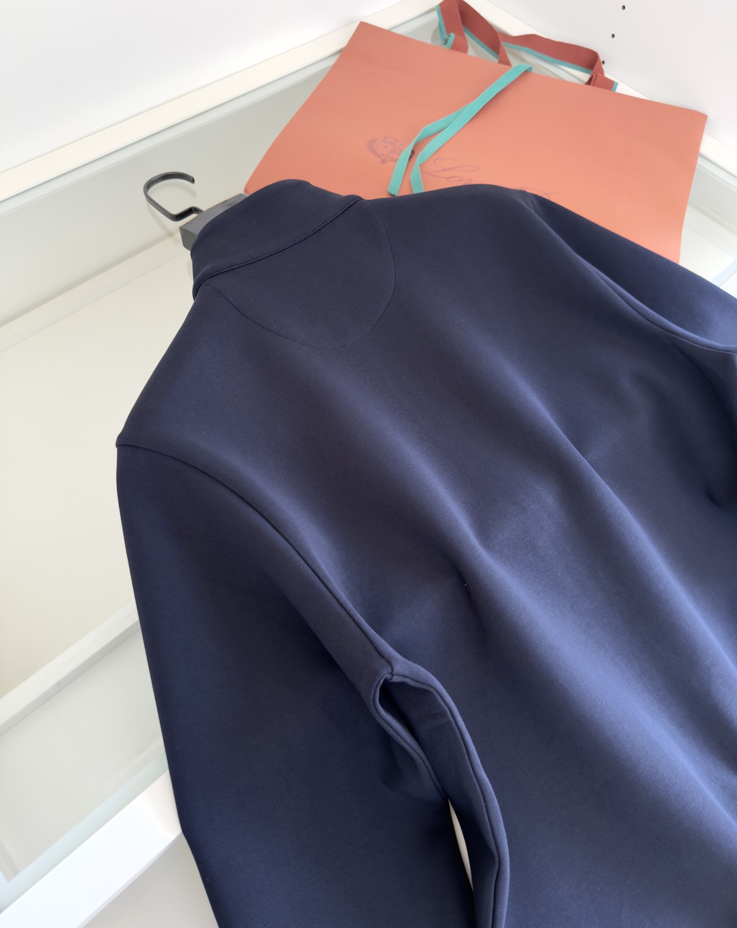 外套 Lo*ro Pi*na诺 u翩雅 （可搭配套装）都市休闲立领卫衣外套 年年经典款式 螺纹撞色 是今