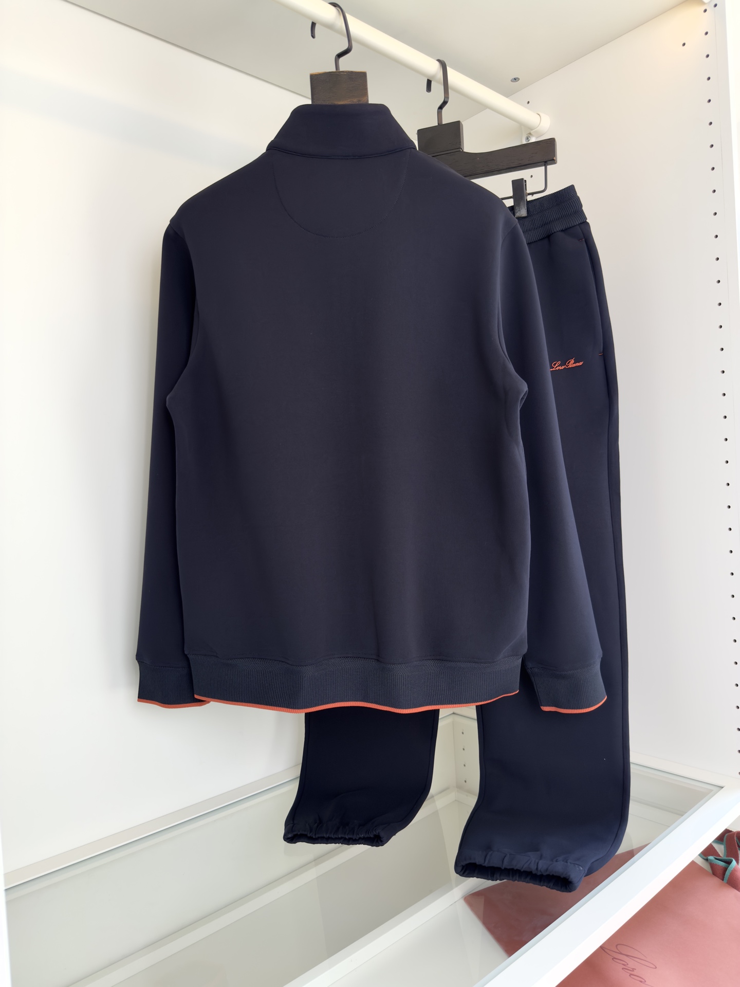 外套 Lo*ro Pi*na诺 u翩雅 （可搭配套装）都市休闲立领卫衣外套 年年经典款式 螺纹撞色 是今