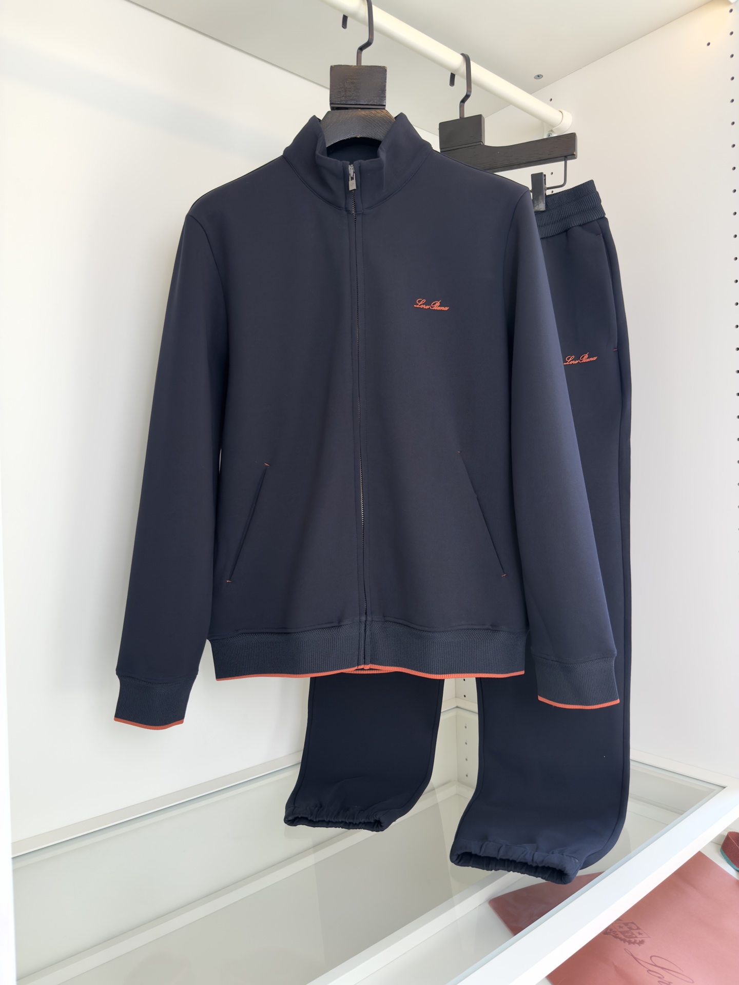 外套 Lo*ro Pi*na诺 u翩雅 （可搭配套装）都市休闲立领卫衣外套 年年经典款式 螺纹撞色 是今