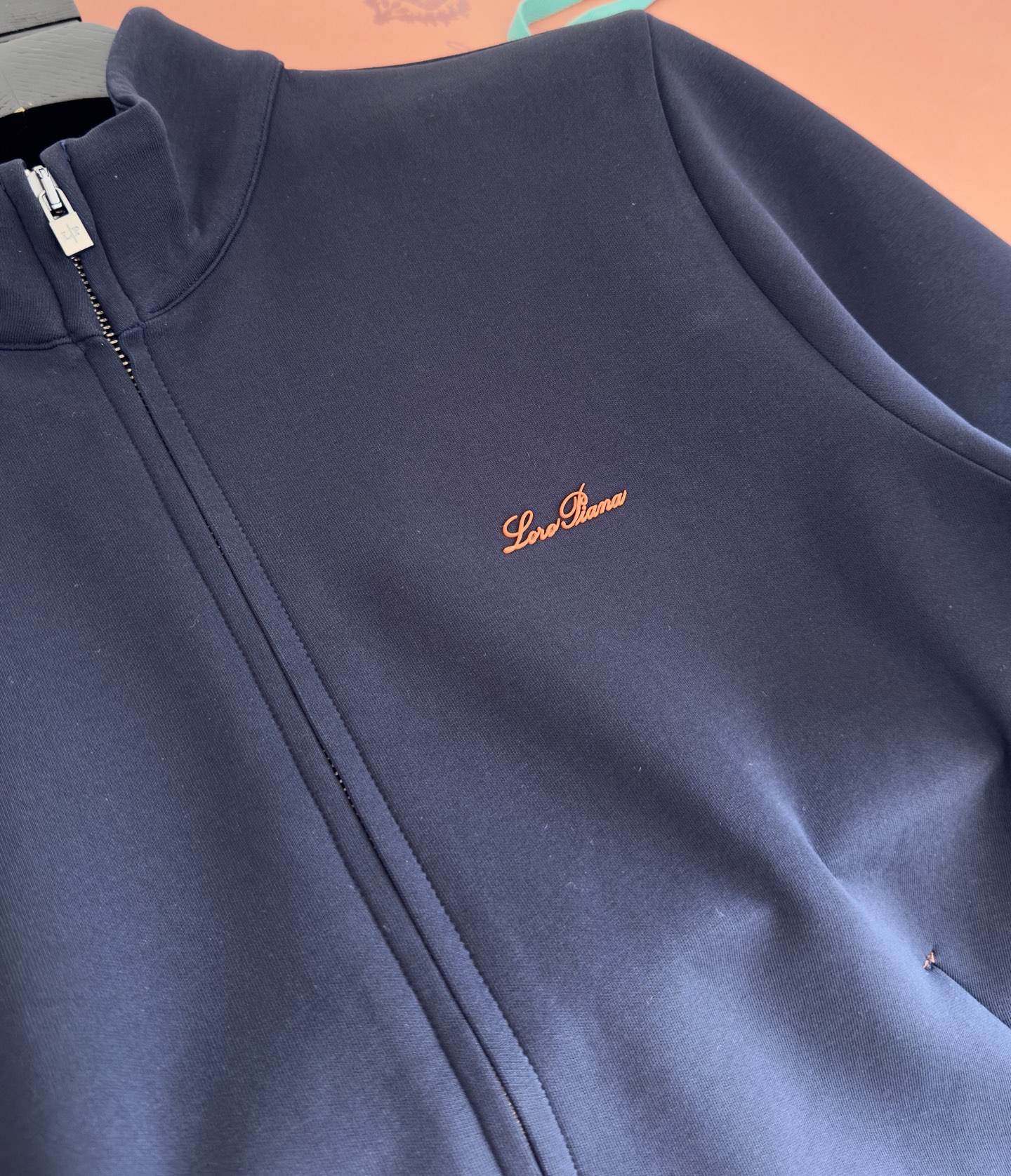 外套 Lo*ro Pi*na诺 u翩雅 （可搭配套装）都市休闲立领卫衣外套 年年经典款式 螺纹撞色 是今