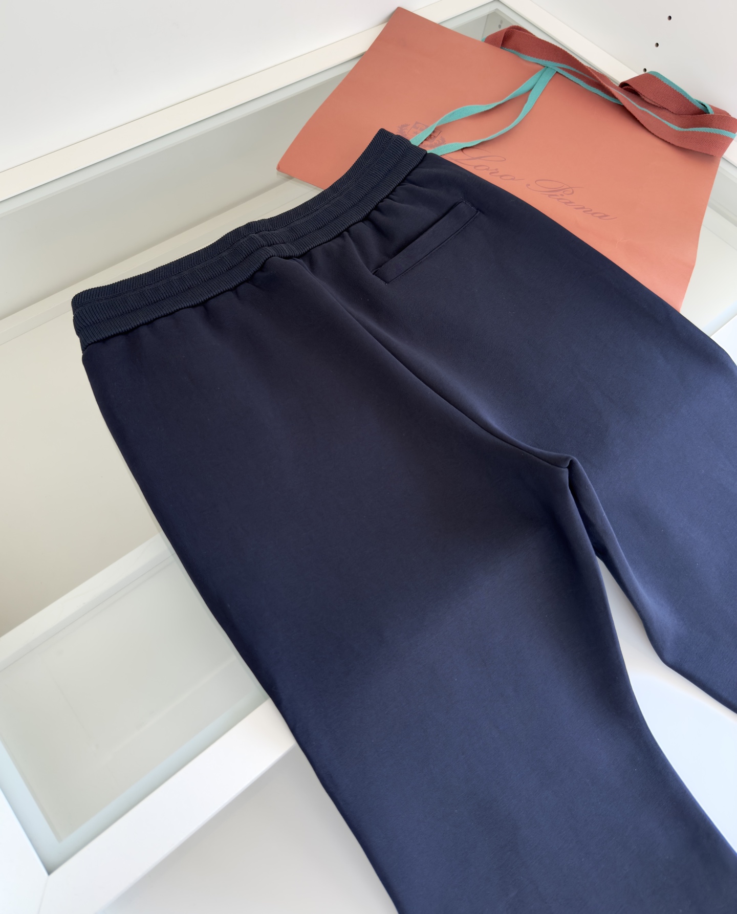 裤子 Lo*ro Pi*na诺 u翩雅 （可搭配套装）都市休闲立领卫衣外套 年年经典款式 螺纹撞色 是今