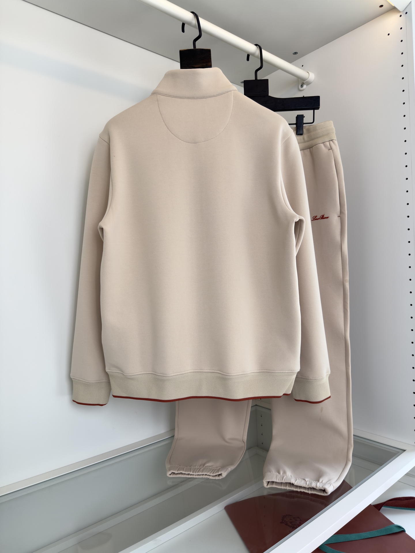 外套 Lo*ro Pi*na诺 u翩雅 （可搭配套装）都市休闲立领卫衣外套 年年经典款式 螺纹撞色 是今