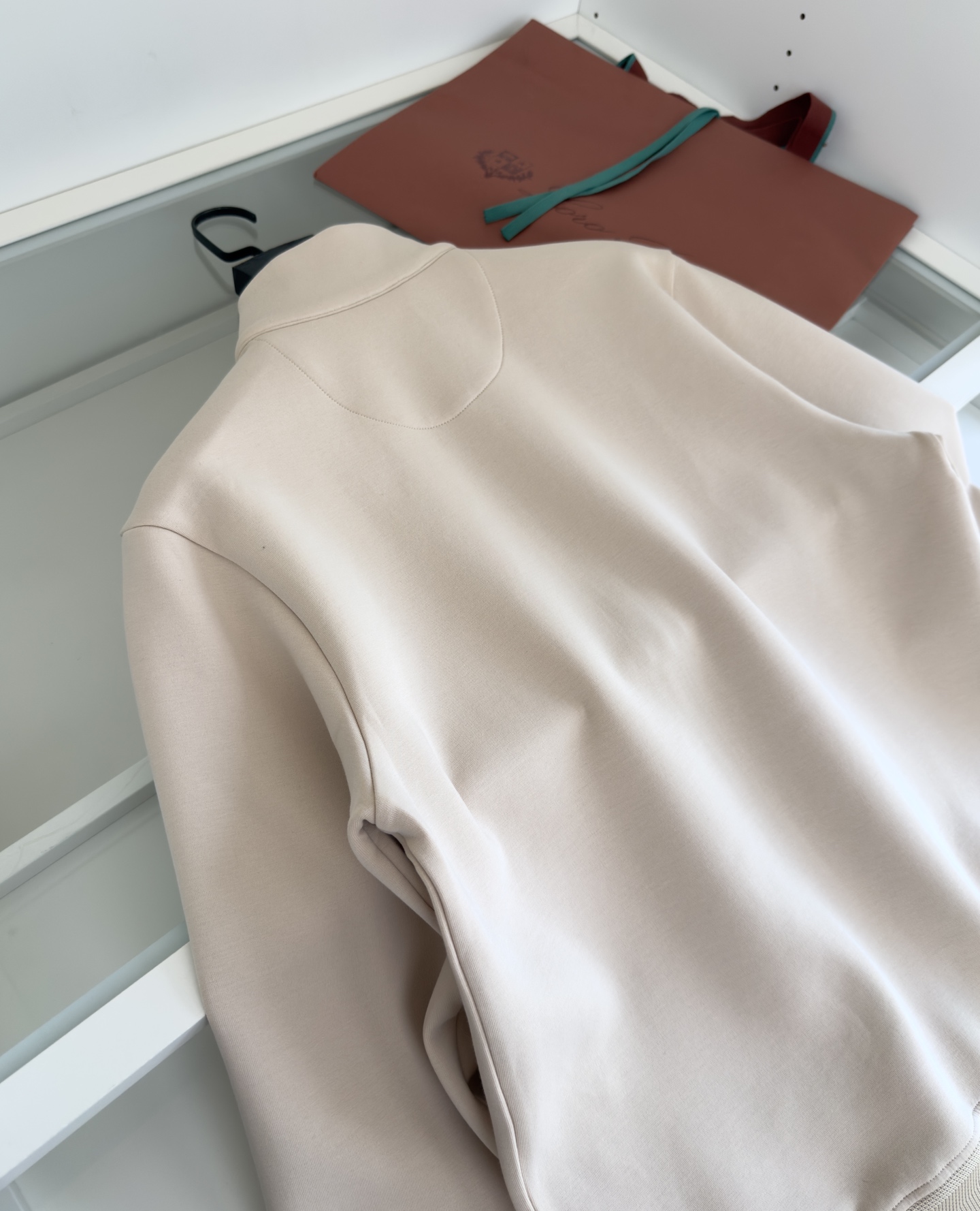 外套 Lo*ro Pi*na诺 u翩雅 （可搭配套装）都市休闲立领卫衣外套 年年经典款式 螺纹撞色 是今