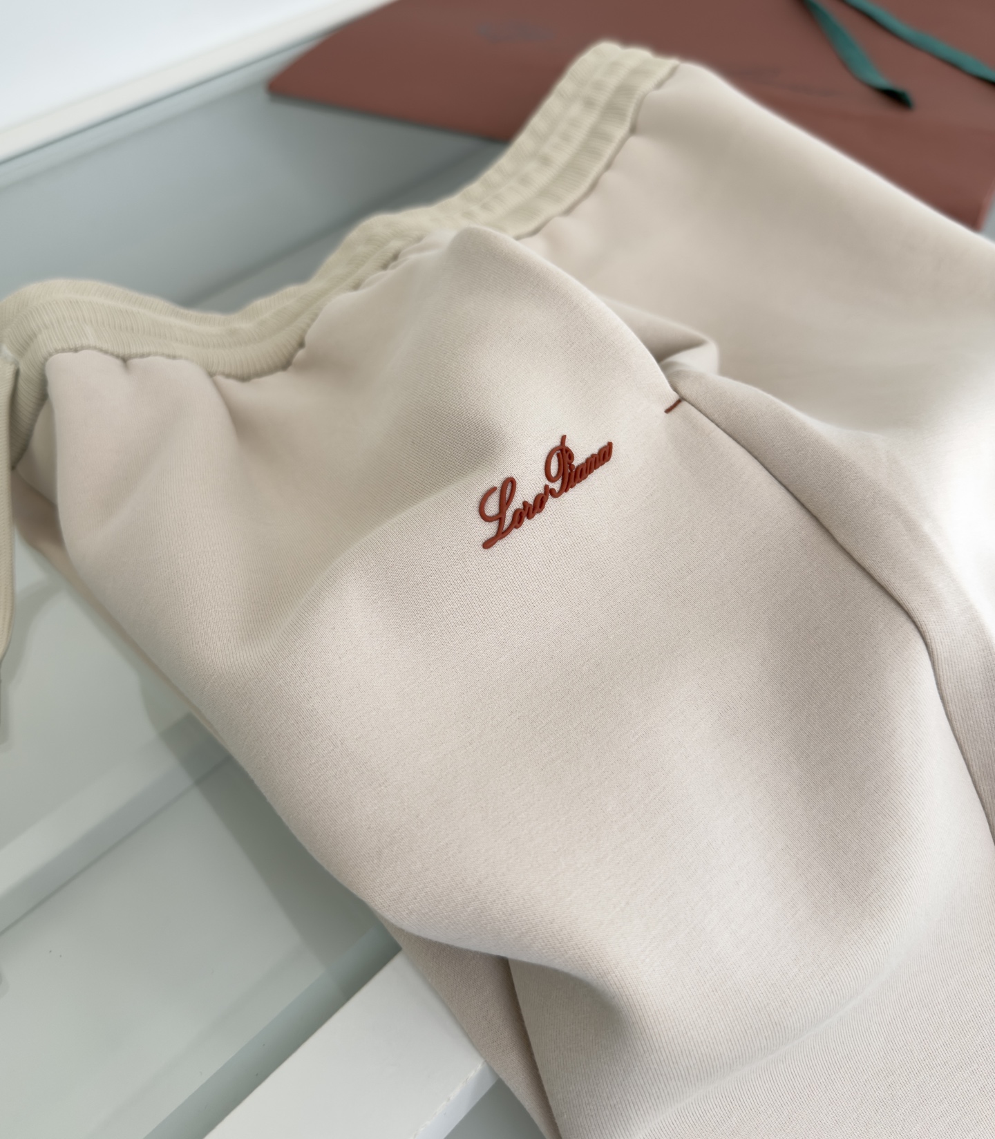 裤子 Lo*ro Pi*na诺 u翩雅 （可搭配套装）都市休闲立领卫衣外套 年年经典款式 螺纹撞色 是今