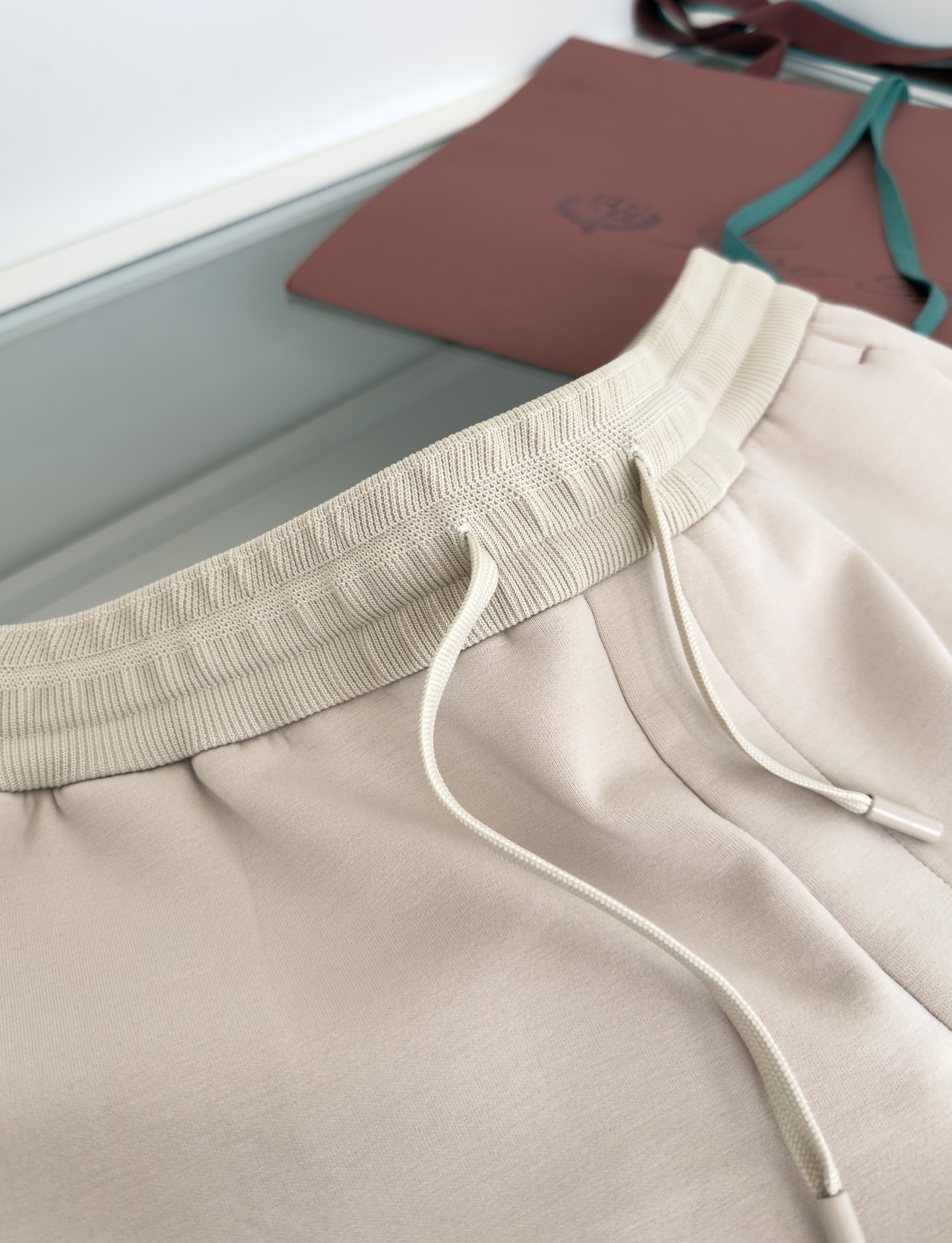 裤子 Lo*ro Pi*na诺 u翩雅 （可搭配套装）都市休闲立领卫衣外套 年年经典款式 螺纹撞色 是今