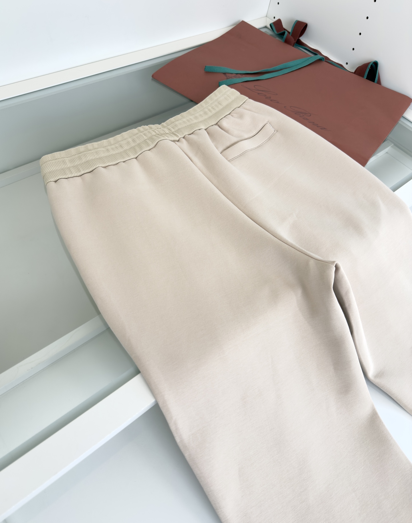 裤子 Lo*ro Pi*na诺 u翩雅 （可搭配套装）都市休闲立领卫衣外套 年年经典款式 螺纹撞色 是今