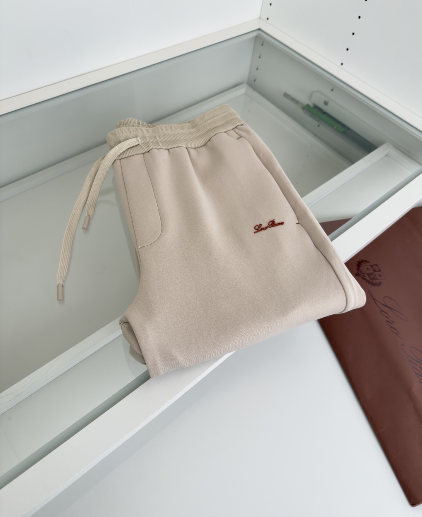 裤子 Lo*ro Pi*na诺 u翩雅 （可搭配套装）都市休闲立领卫衣外套 年年经典款式 螺纹撞色 是今