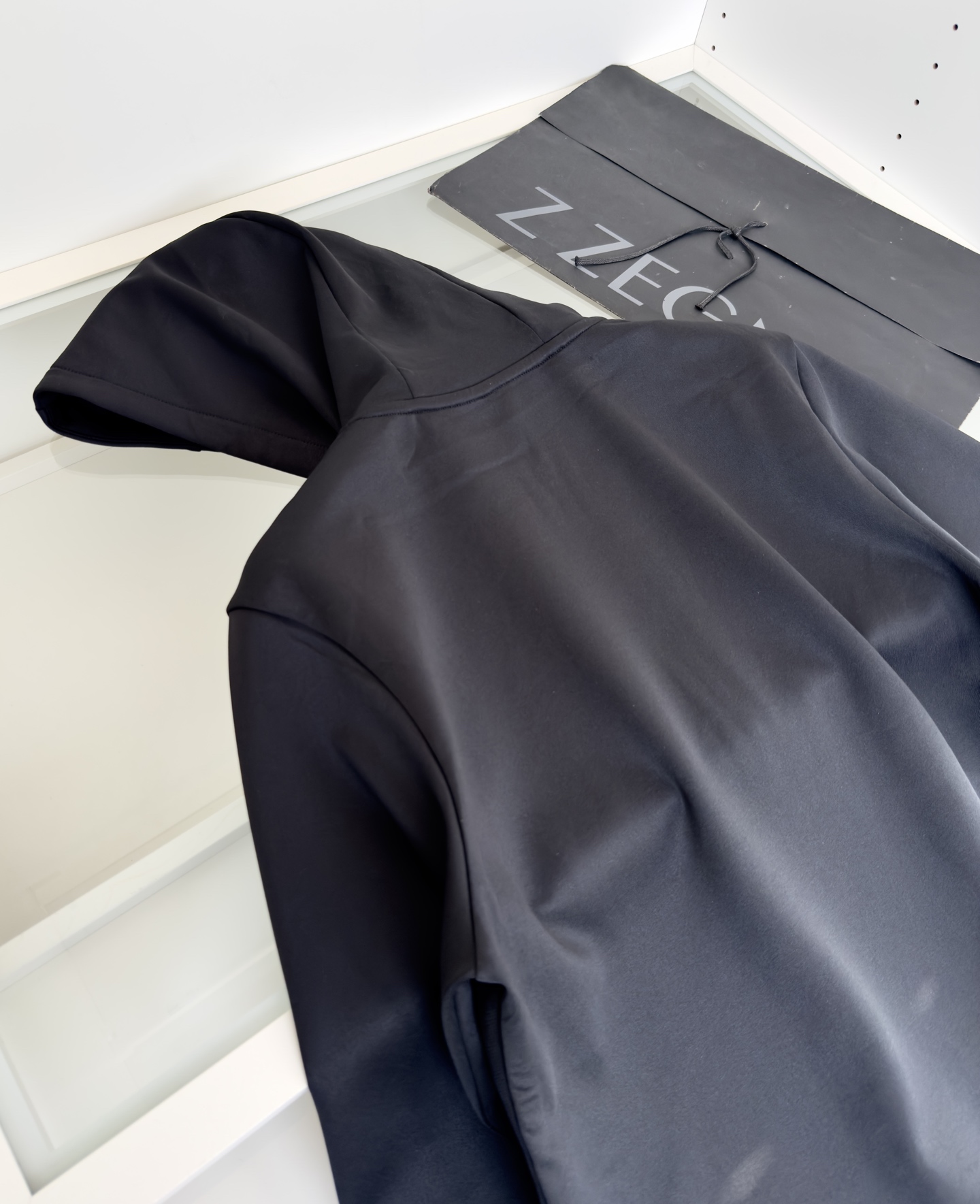 外套 ZE*NA杰*亚 2025秋冬 （可搭配套装）休闲运动连帽休闲套装 经典款 胸口标志点缀 结合 几