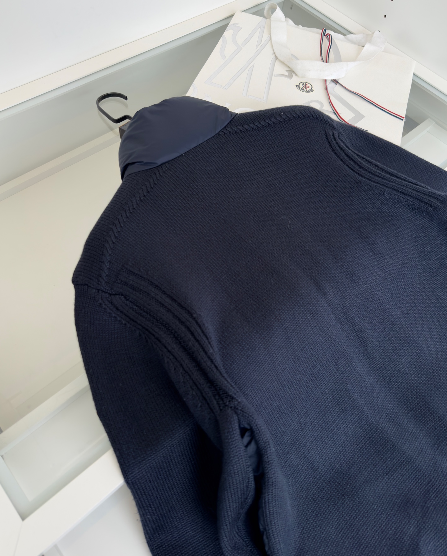 MONCLER Men's Wool-Panelled Down Jacket - Stylish and Warm Outerwear 10 i1757860385502 5428 0 8