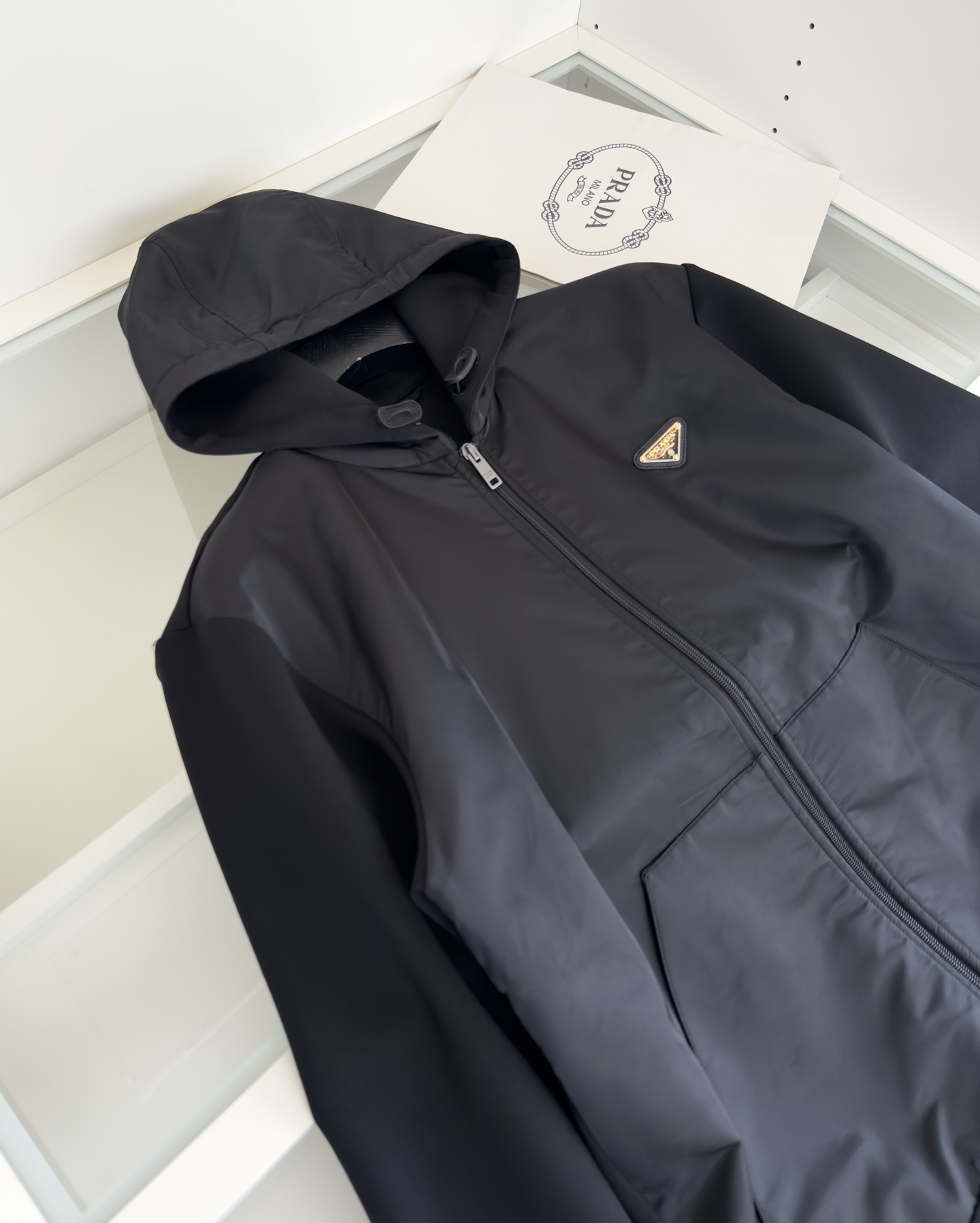 Prada Black Tracksuit Set - Hoodie and Pants - Stylish Loungewear for Men 3 i1759076042609 9059 0 2