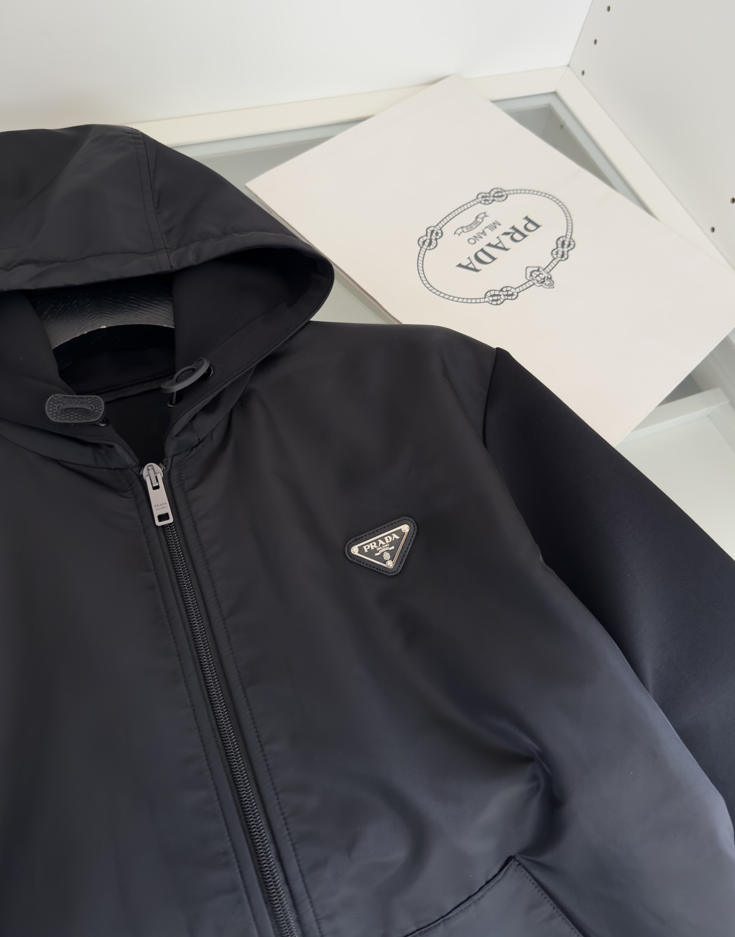 Prada Black Tracksuit Set - Hoodie and Pants - Stylish Loungewear for Men 4 i1759076042645 3797 0 3
