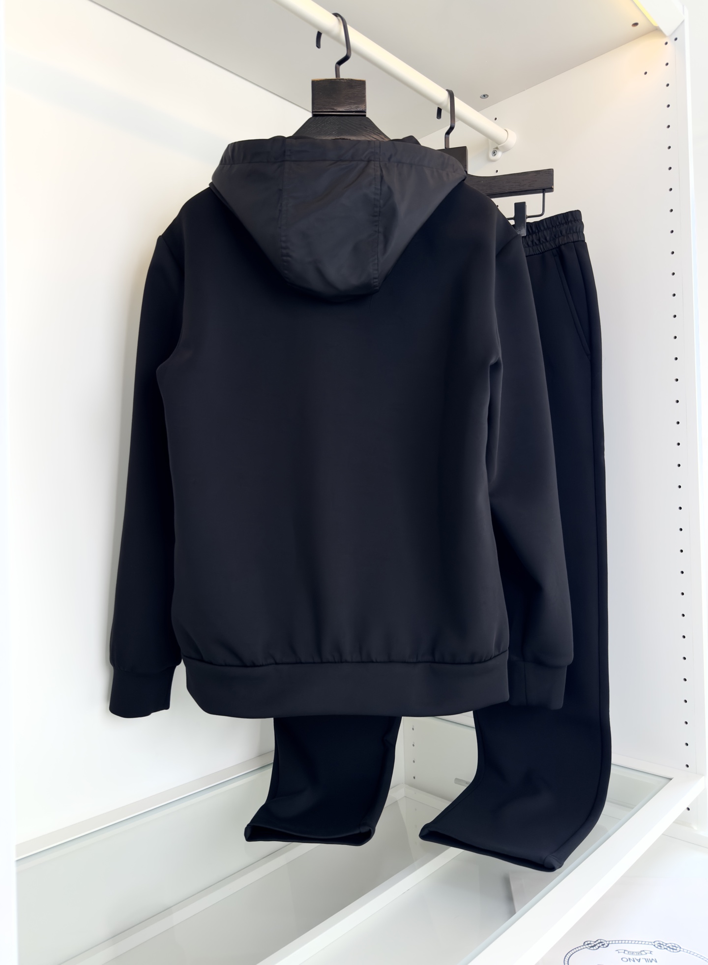 Prada Black Tracksuit Set - Hoodie and Pants - Stylish Loungewear for Men 2 i1759076044221 2644 0 1