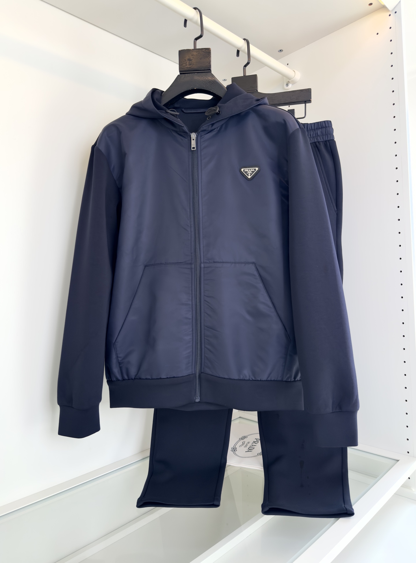 Prada Tracksuit Set - Hoodie and Pants - Stylish Loungewear for Men