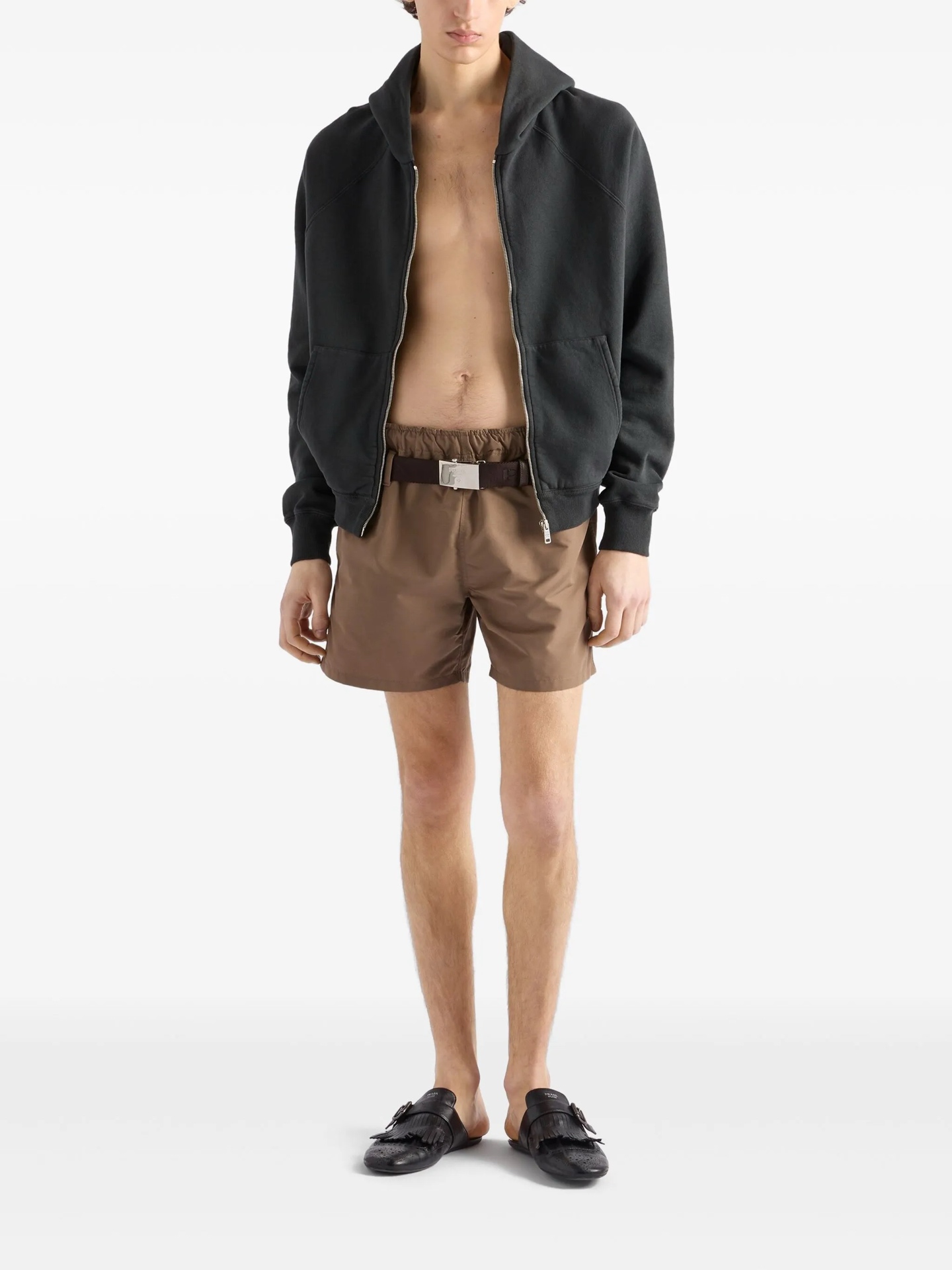 NO:817895,lThe model’s upper body effect is as follows. Trial size 172-waist 82 is suitable for size L. Please refer to the size chart when placing an order, Prada-clothing, prada,19860909l模特上身效果如下 试穿172-腰围82穿L码合适 下单可参考尺码表,普拉达-服装,prada,,Women's clothing