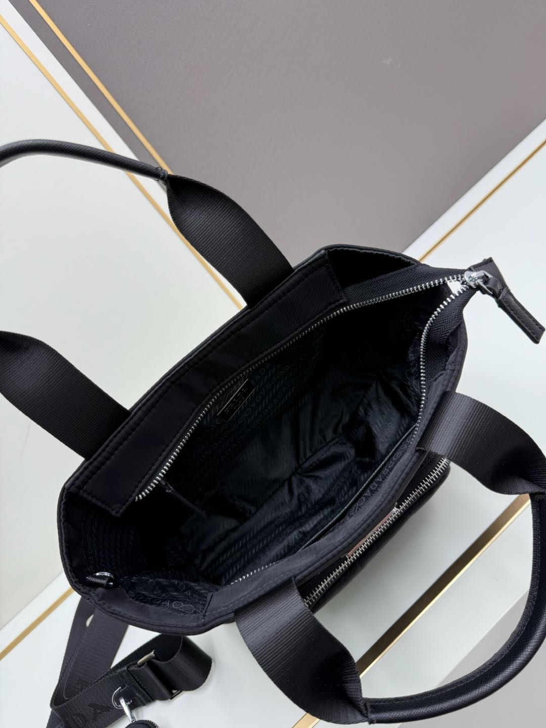 Prada Classic Nylon Diaper Bag - Versatile Tote for Moms | Model 2489 8 i1736023356846 5504 0 6