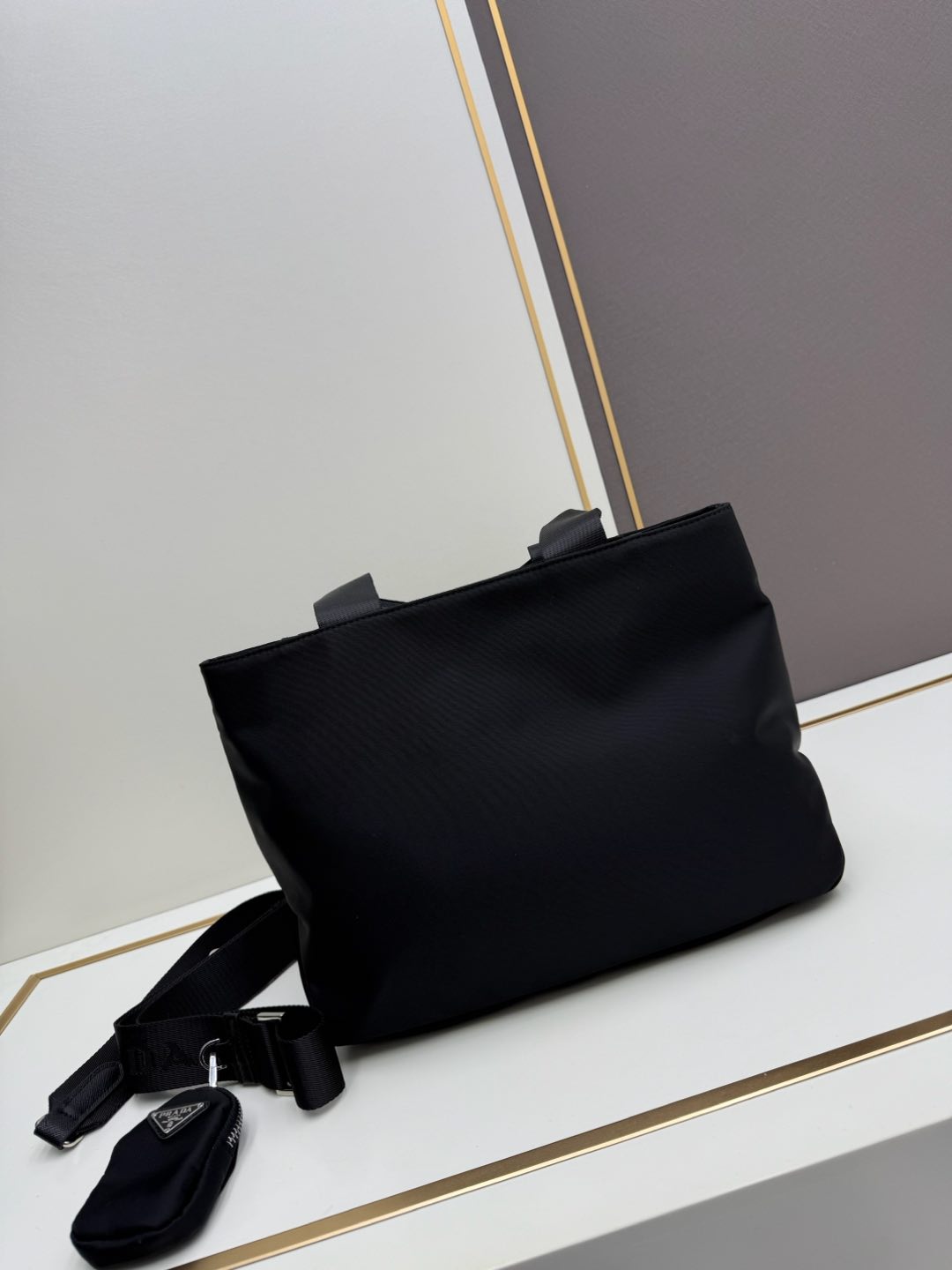 Prada Classic Nylon Diaper Bag - Versatile Tote for Moms | Model 2489 4 i1736023356847 3273 0 2