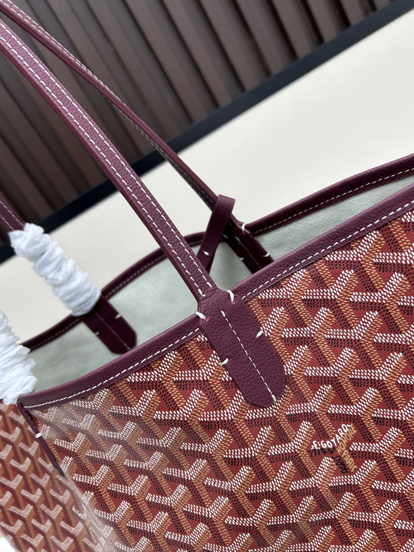 升级版中号goyard双面牛皮托特购物袋作为他们家最经典的tote双面款绝对又提升了一个level加了内