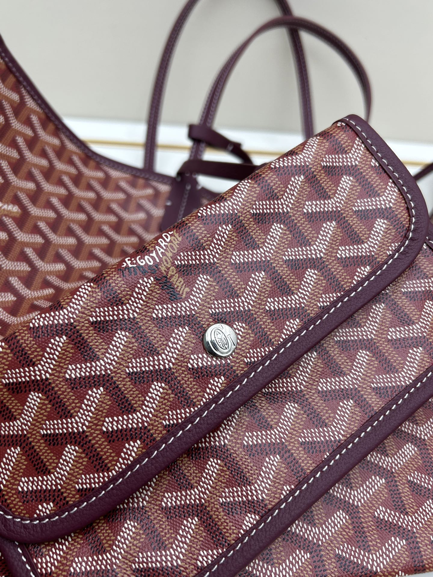 升级版中号goyard双面牛皮托特购物袋作为他们家最经典的tote双面款绝对又提升了一个level加了内