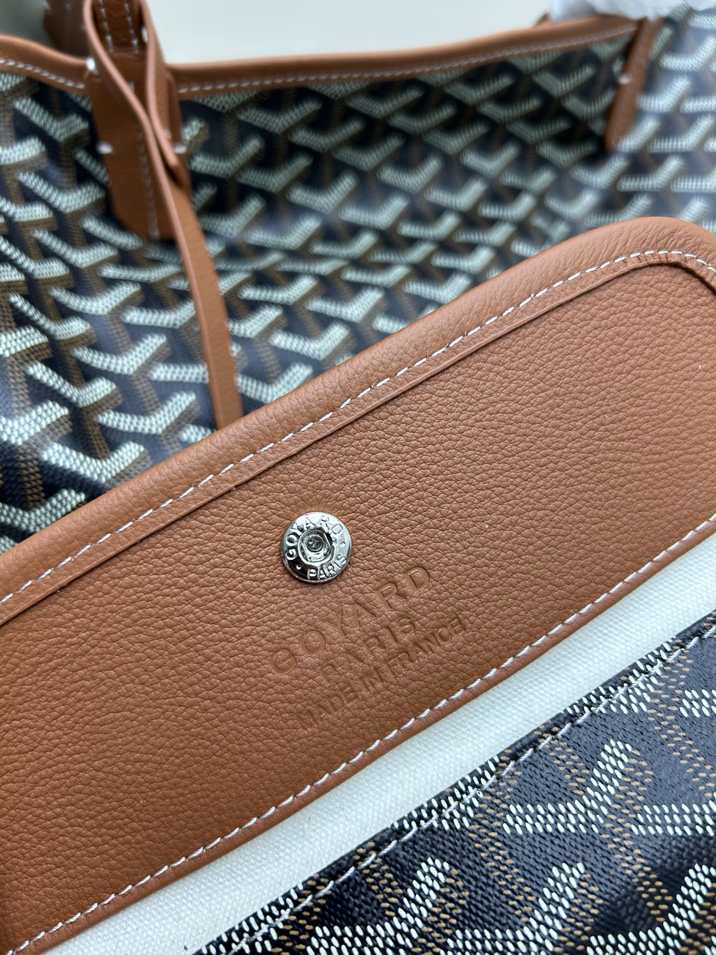 升级版大号goyard狗牙tote购物袋大号黑棕🤎咳咳，zp开发⚠️经典款当然要做正确版！19年的时候就