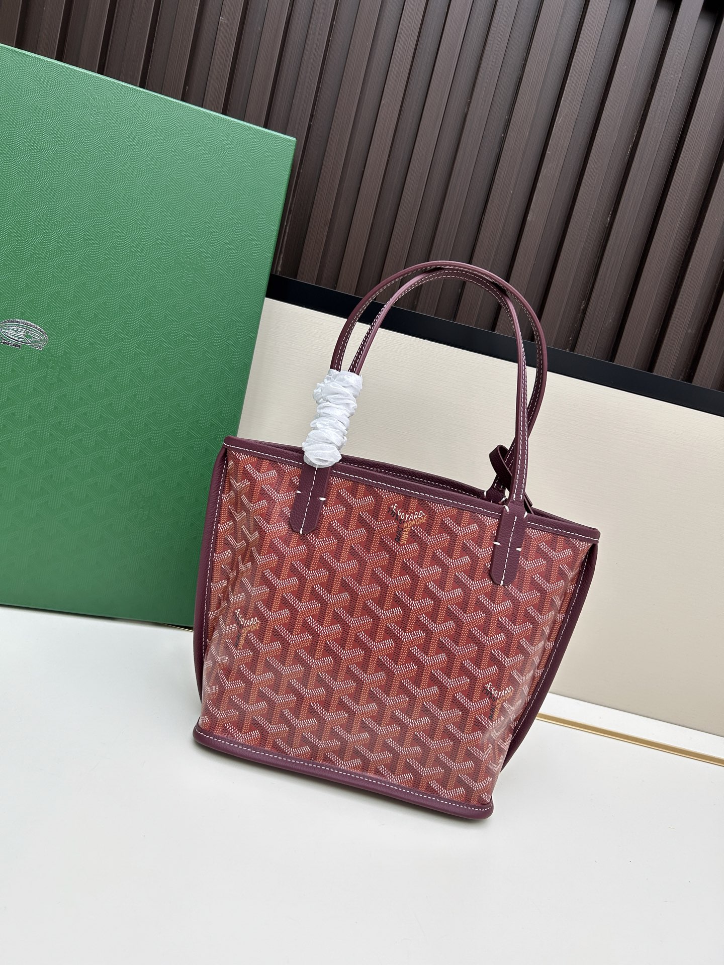 升级版配盒goyard狗牙迷你双面tote购物袋mini红色♥️咳咳，zp开发⚠️经典款当然要做正确版！