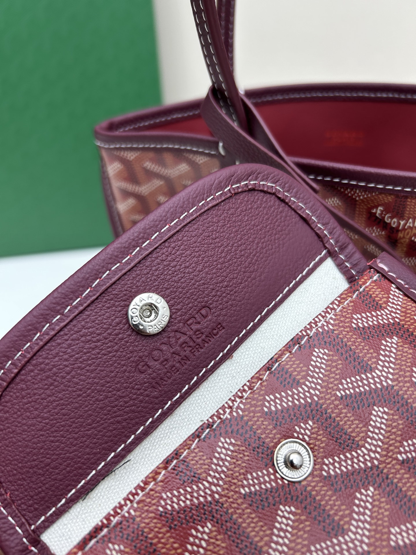 升级版配盒goyard狗牙迷你双面tote购物袋mini红色♥️咳咳，zp开发⚠️经典款当然要做正确版！