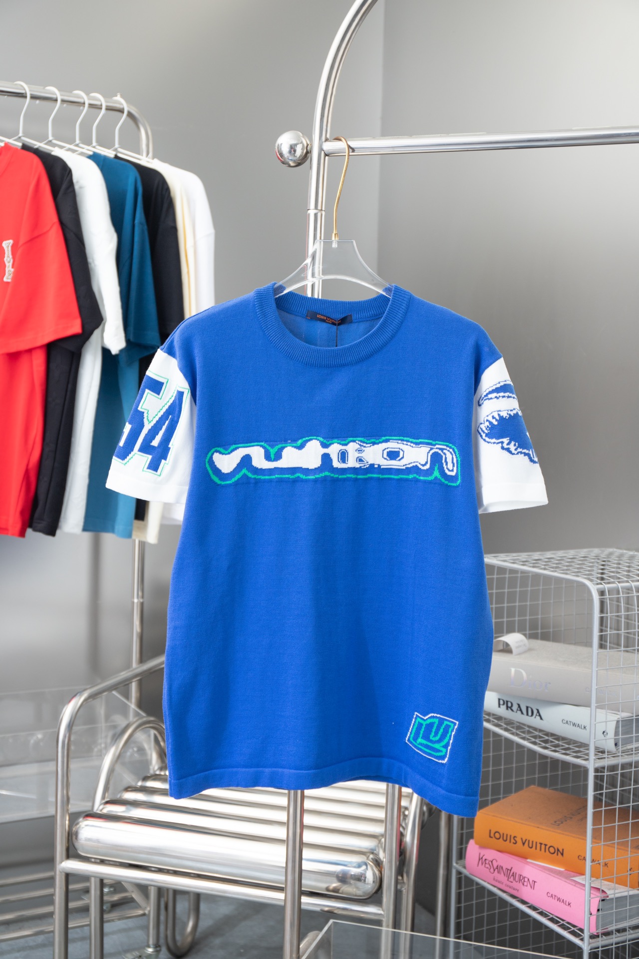 Louis Vuitton Clothing Shirts & Blouses T-Shirt Cotton Knitting Fashion Short Sleeve