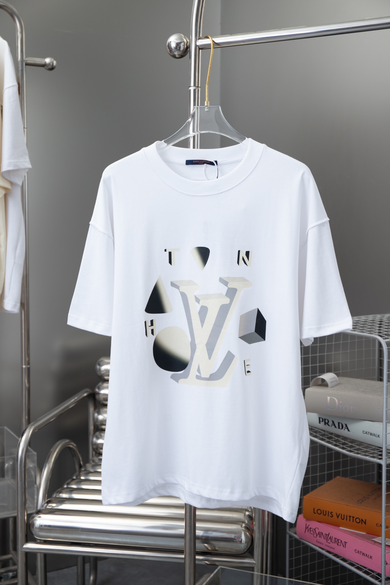 Louis Vuitton Clothing T-Shirt Highest Product Quality
 Unisex Cotton Spring Collection Fashion Short Sleeve