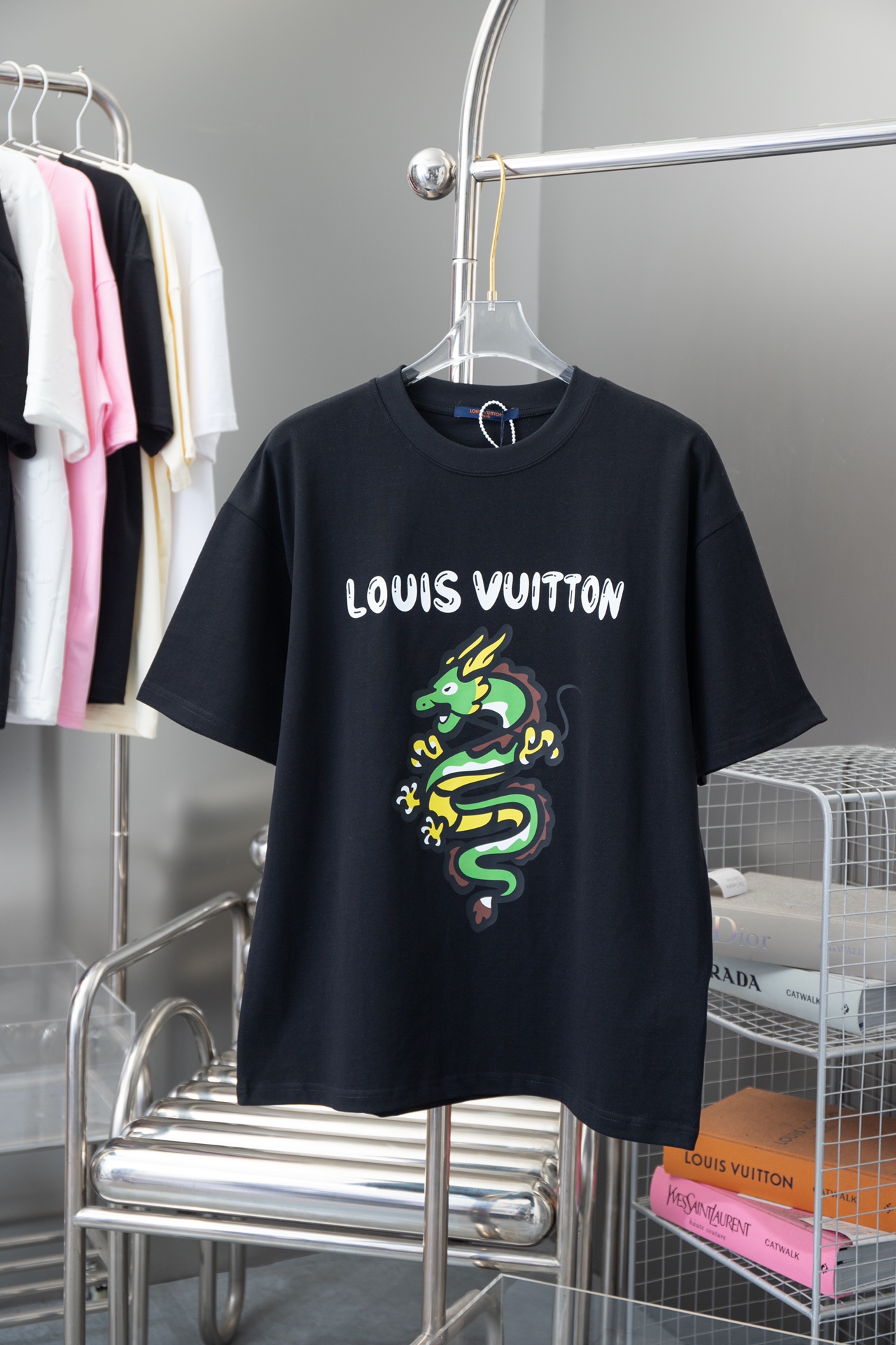 Louis Vuitton Clothing T-Shirt Printing Unisex Cotton Fashion