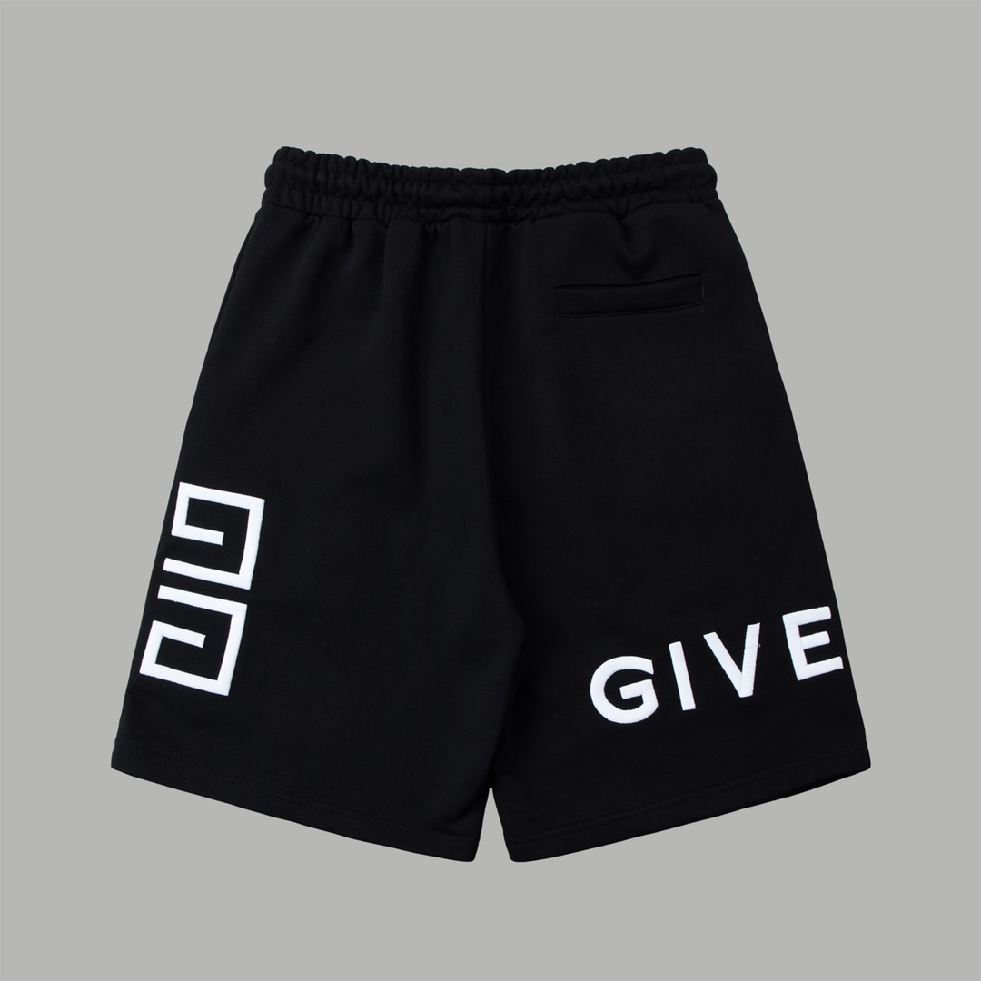 GIVENCHY FW21 Logo Embroidered Curtains & Shorts in High-Quality Fabric – Sizes S-XL - 图片 2