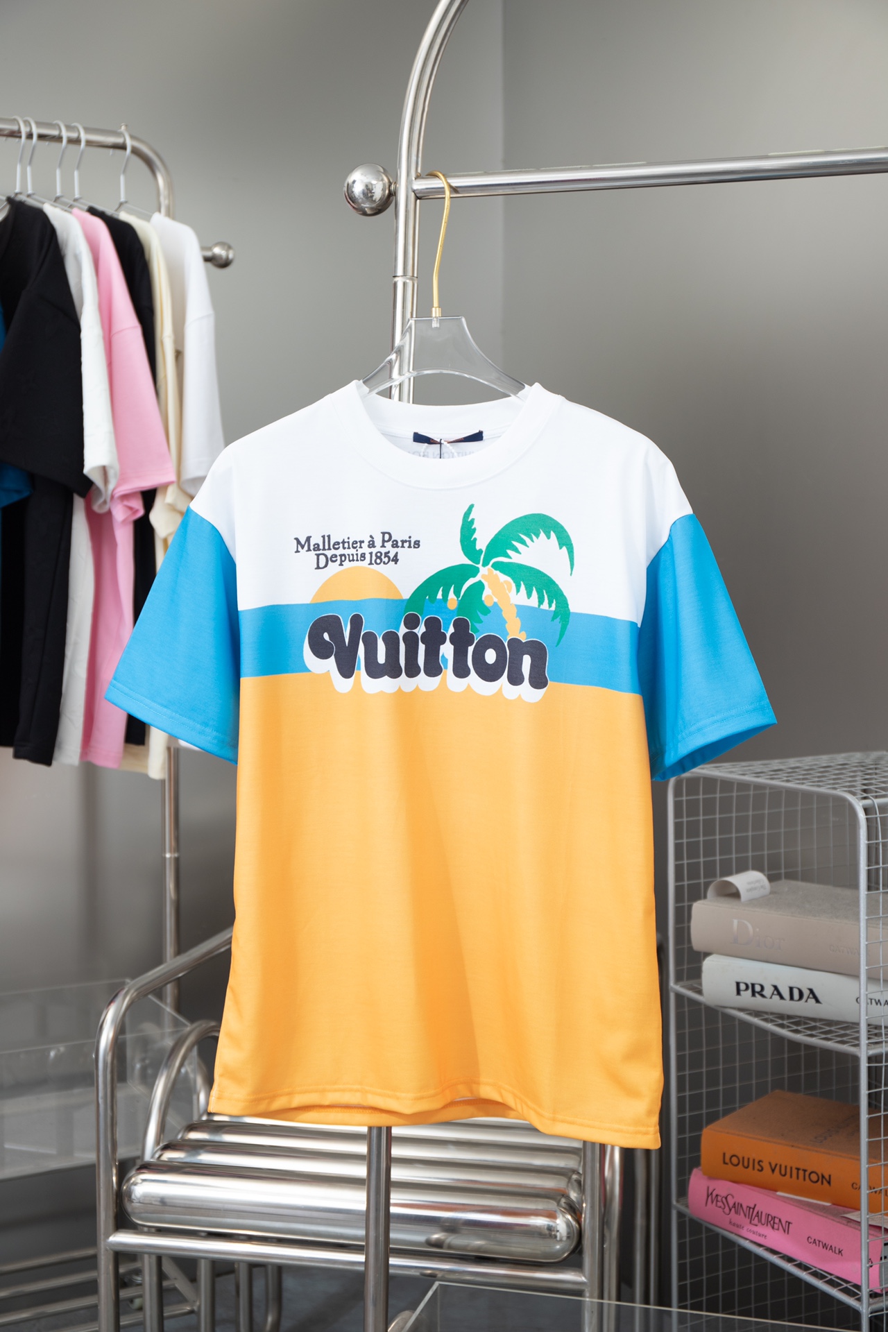 7 Star Quality Designer Replica
 Louis Vuitton Clothing T-Shirt Printing Unisex Cotton Short Sleeve