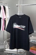 Balenciaga Clothing T-Shirt Doodle Unisex Cotton Spring Collection Fashion Short Sleeve
