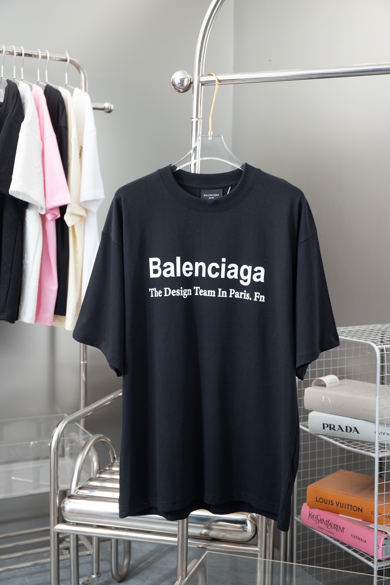 Balenciaga Clothing T-Shirt Top Sale
 Doodle Unisex Cotton Spring Collection Fashion Short Sleeve