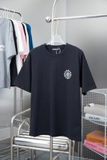 Chrome Hearts Clothing T-Shirt Printing Unisex Cotton Spring Collection Fashion Short Sleeve