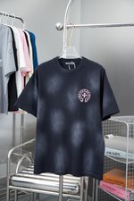 Shop Designer Replica
 Chrome Hearts 1:1
 Clothing T-Shirt Printing Unisex Cotton Spring Collection Fashion Short Sleeve