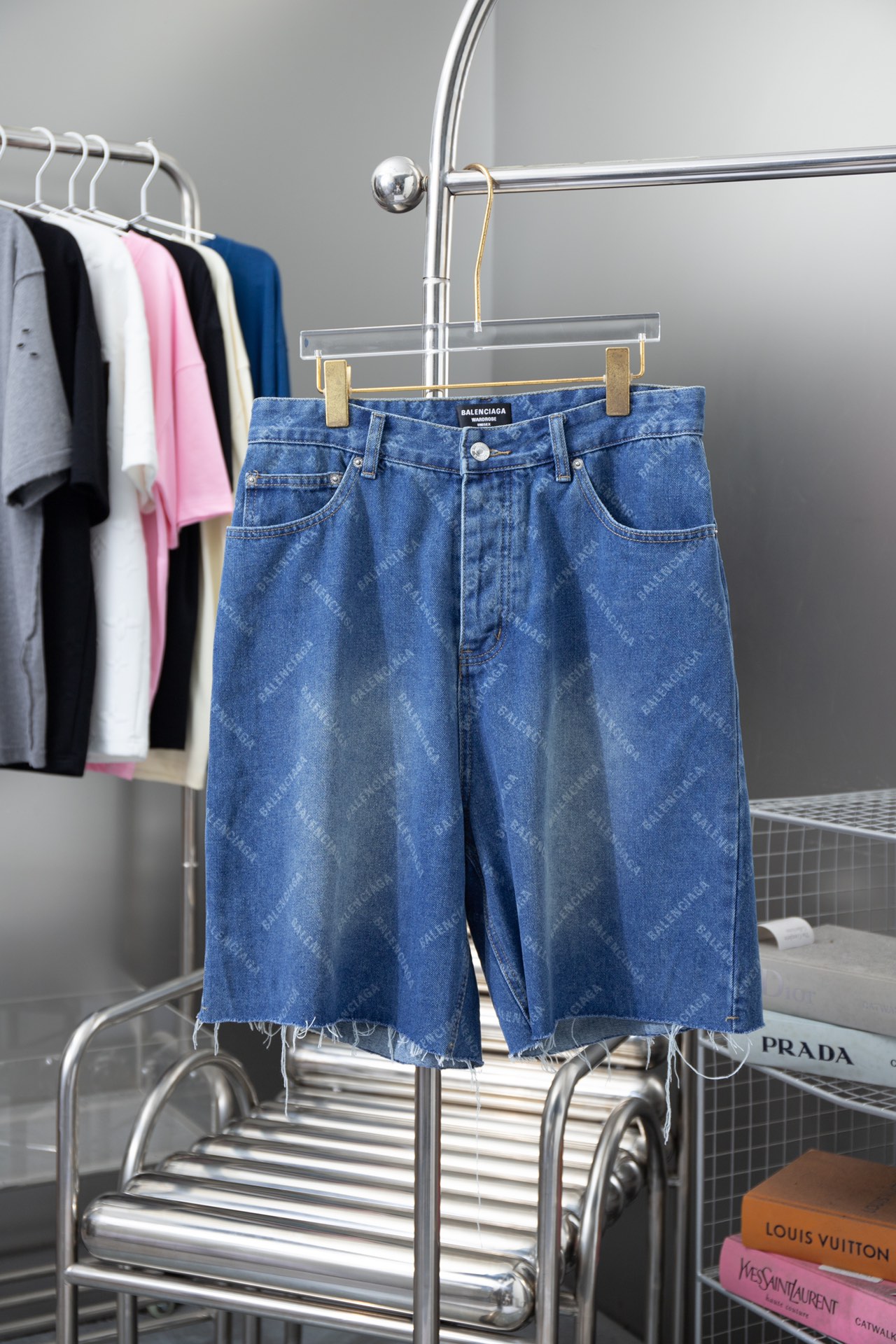 Balenciaga Vêtements Jeans Shorts Unisexe Collection printemps – été Fashion