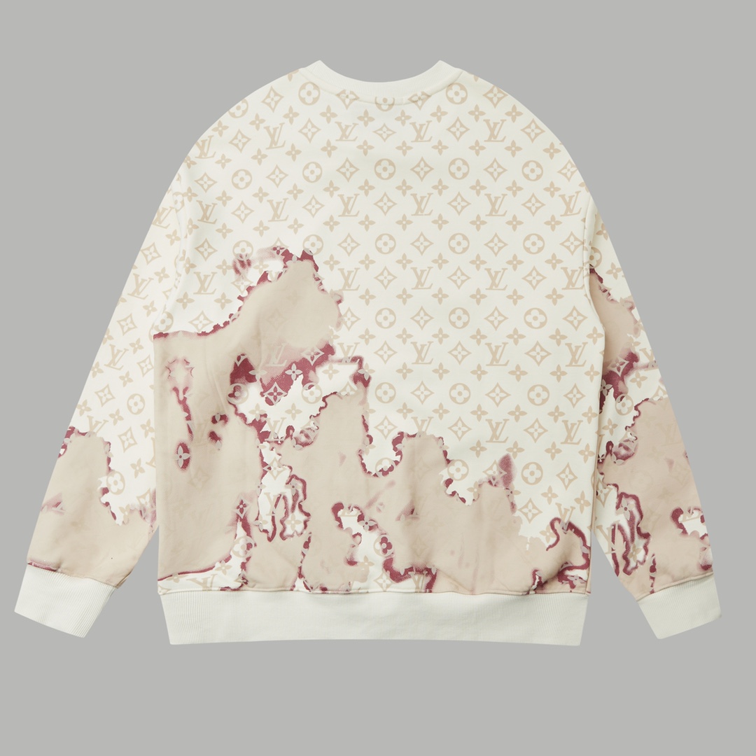 Louis Vuitton Fire Cloud Logo Coat: Luxury Cotton Fur Details and Tailored Design - 图片 2