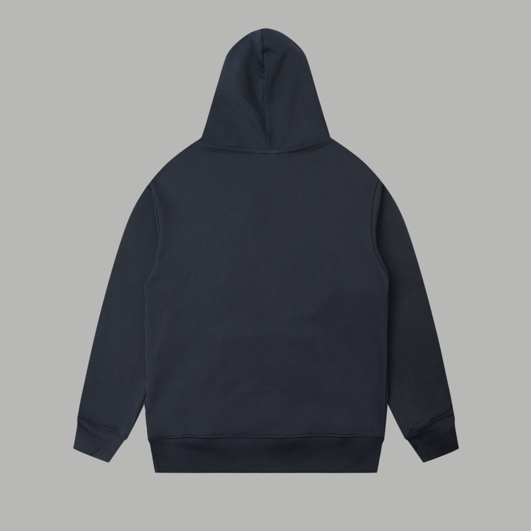 Luxury Celine Letter-Printed Hoodie with Detailed Features in Black/White, Various Sizes. - 图片 3