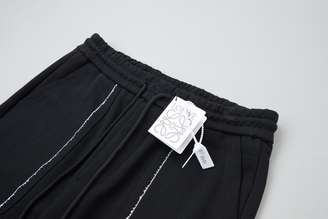 Luxurious Unisex Sweatpants with Embroidered Pockets – Loywe Autumn/Winter Collection - 图片 4