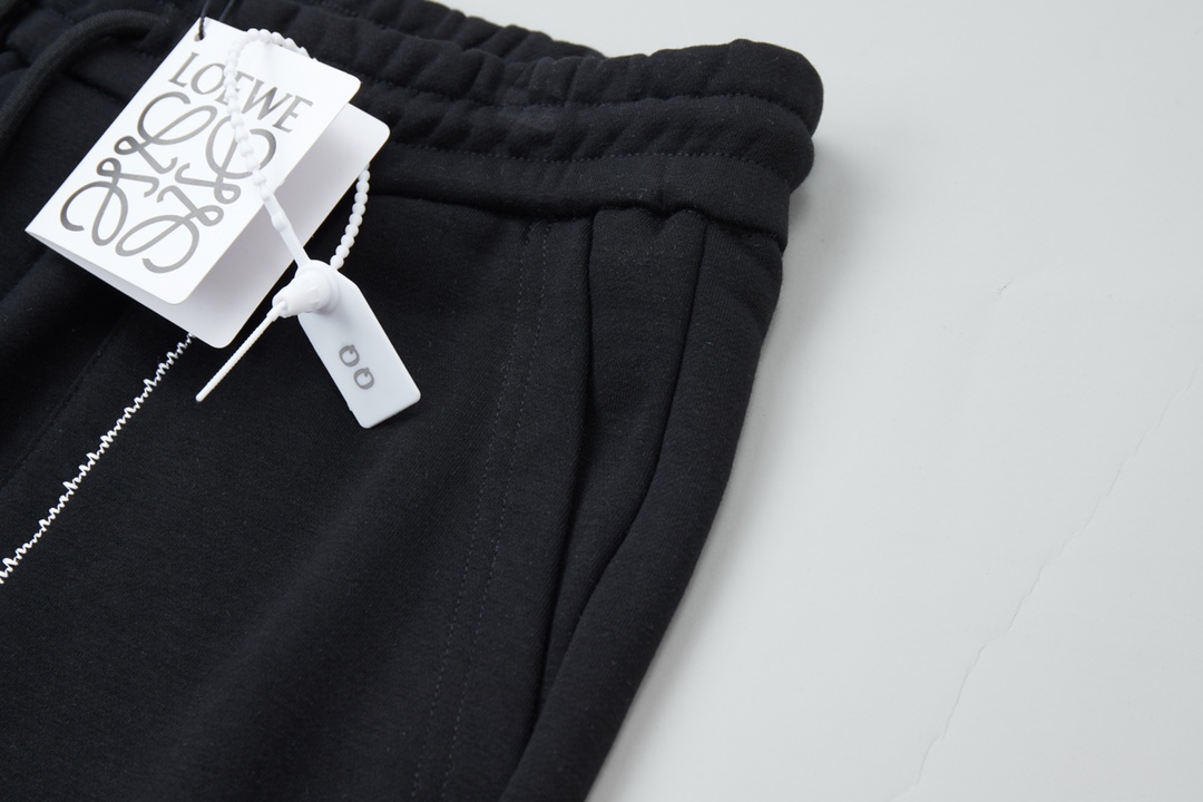 Luxurious Unisex Sweatpants with Embroidered Pockets – Loywe Autumn/Winter Collection - 图片 5