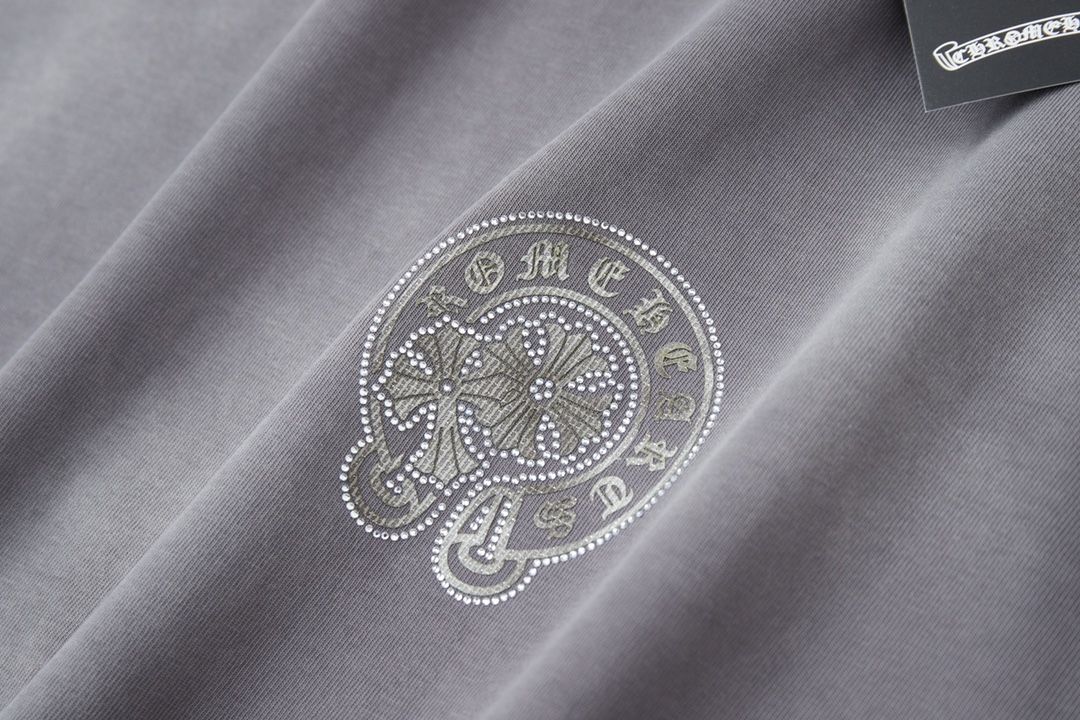 Chrome Hearts Gray T-Shirt Crew Neck Short Sleeve Casual Daily Wear S - XL 4 i1739526905 6480 9
