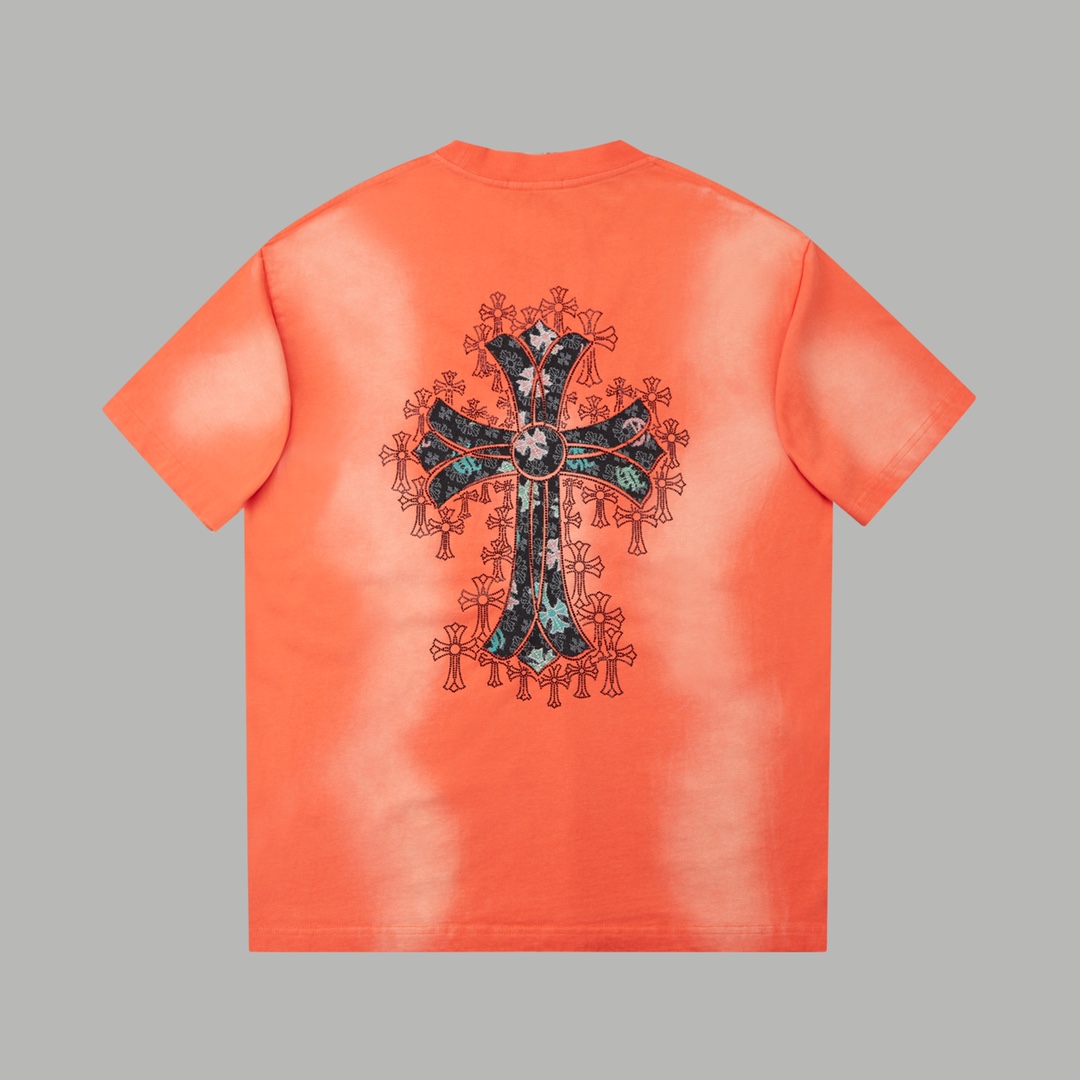 Chrome Hearts CH Vintage Tee - Crew Neck T-Shirt with Cross Design 2 i1740587536 7557 6